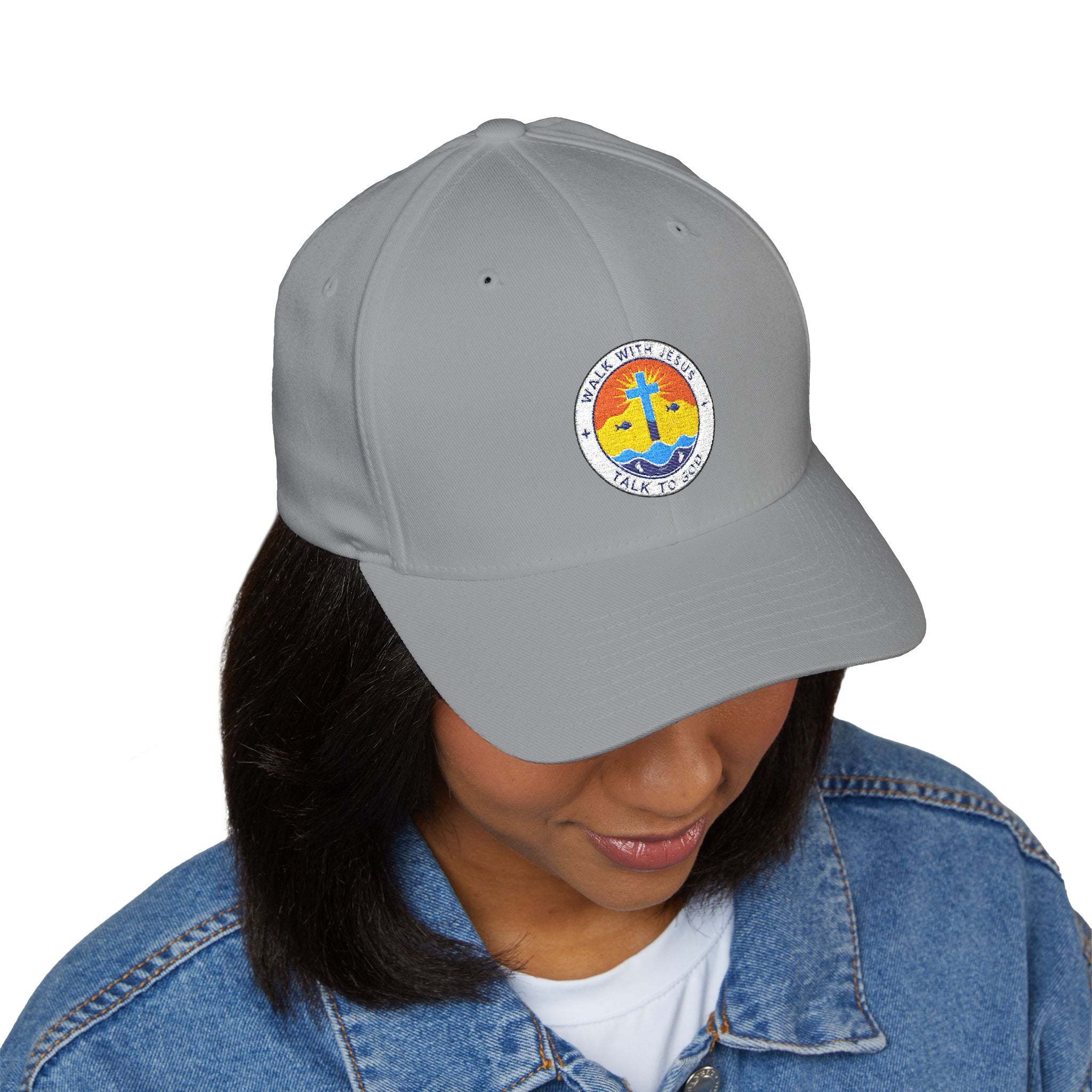 Walk with Jesus Closed-Back Cap 