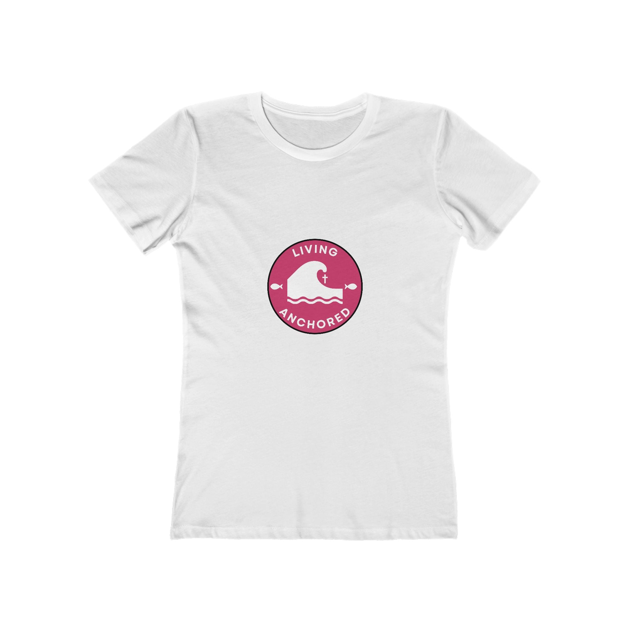 Living Anchored – Women’s Boyfriend Tee (7 Color Options)