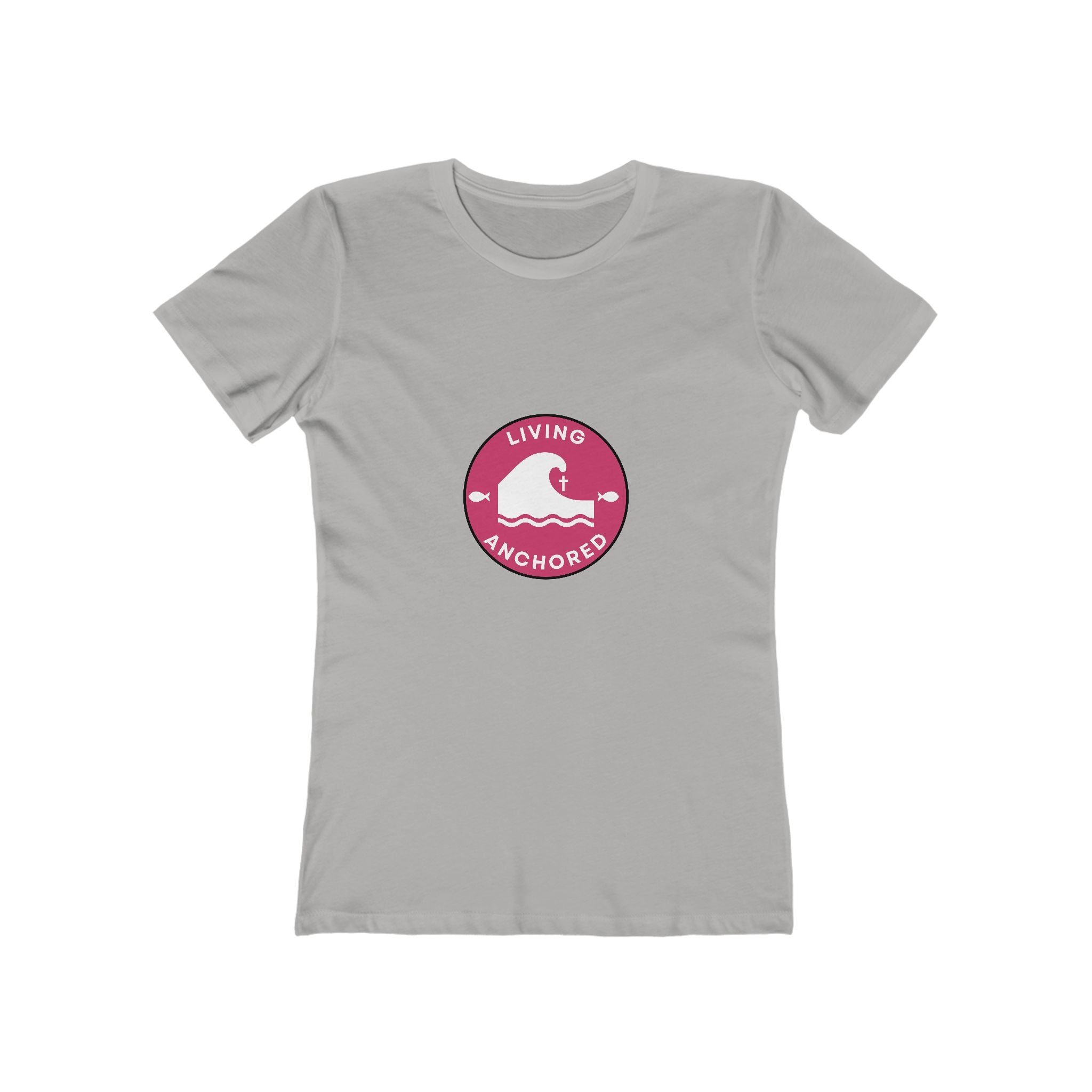 Living Anchored – Women’s Boyfriend Tee (7 Color Options)