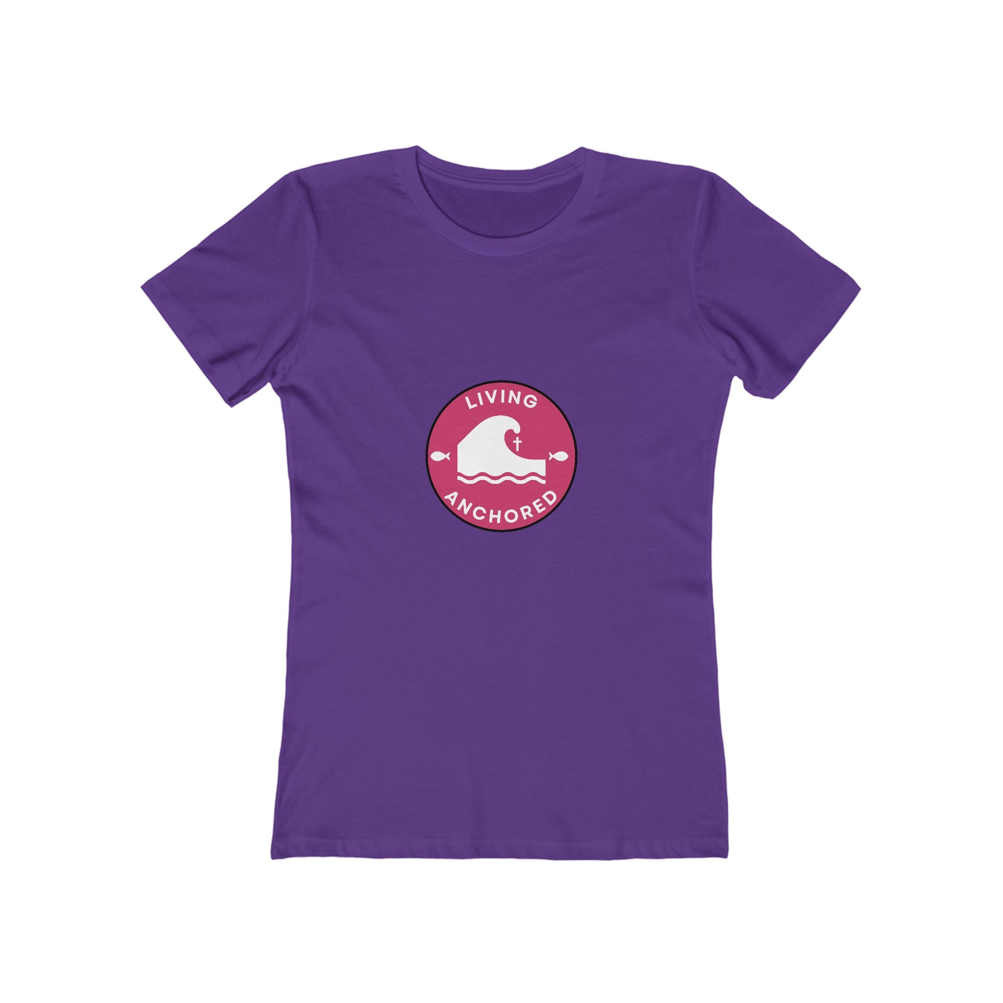 Living Anchored – Women’s Boyfriend Tee (7 Color Options)