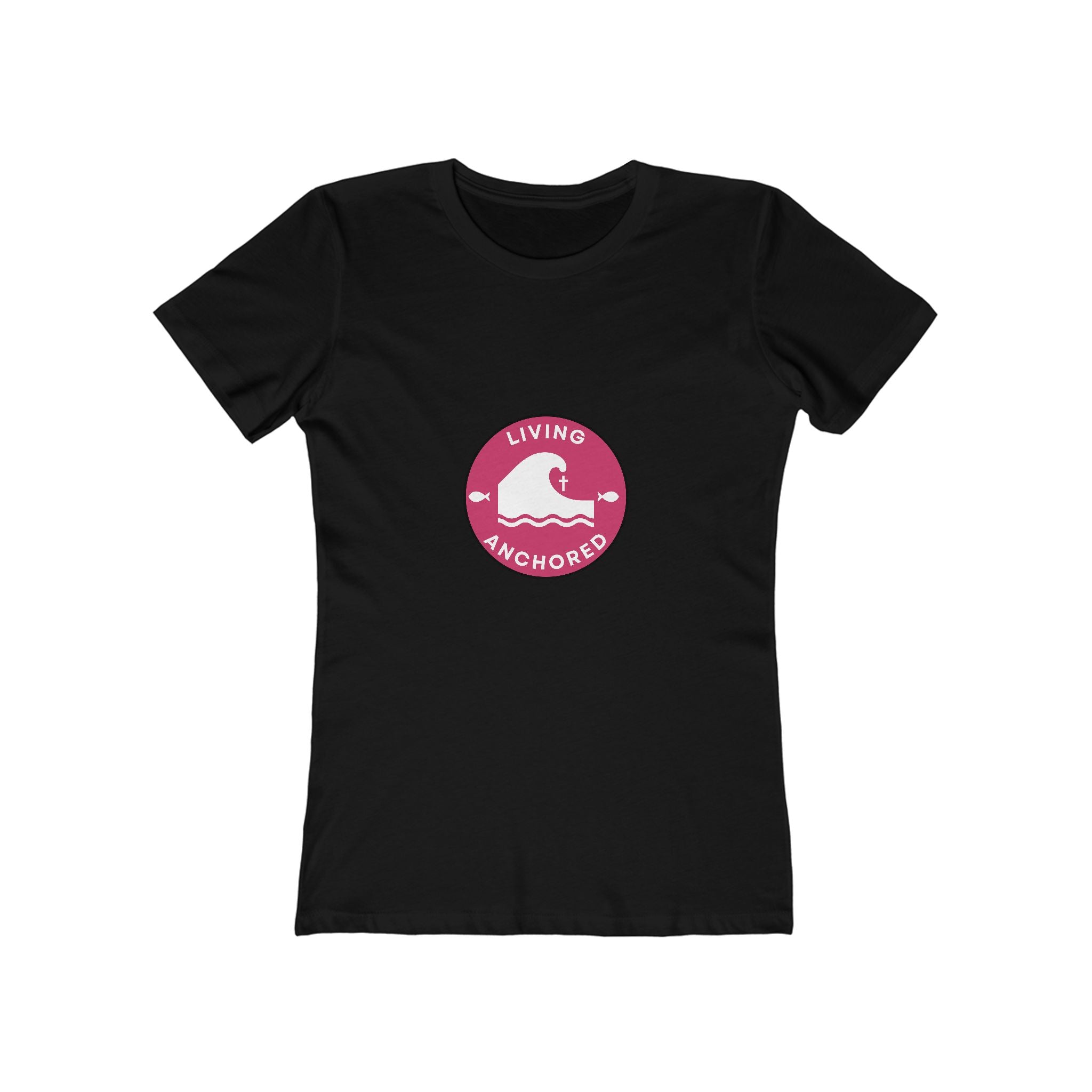 Living Anchored – Women’s Boyfriend Tee (7 Color Options)