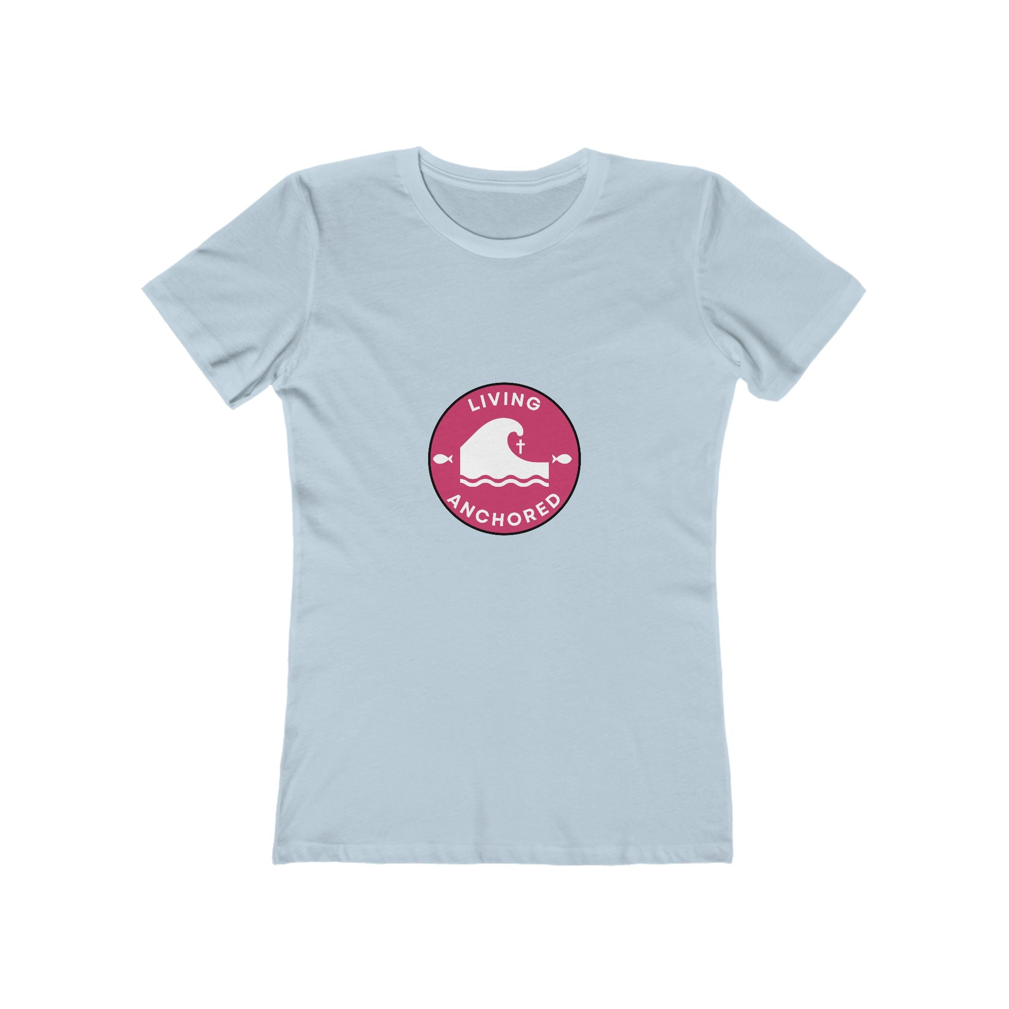 Living Anchored – Women’s Boyfriend Tee (7 Color Options)