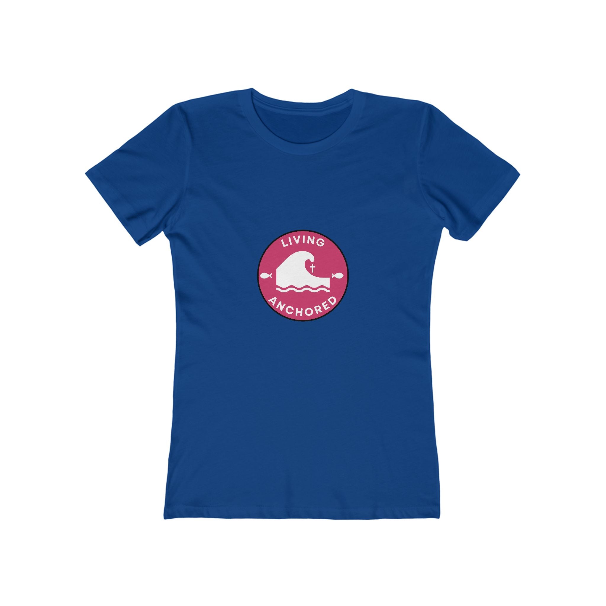 Living Anchored – Women’s Boyfriend Tee (7 Color Options)