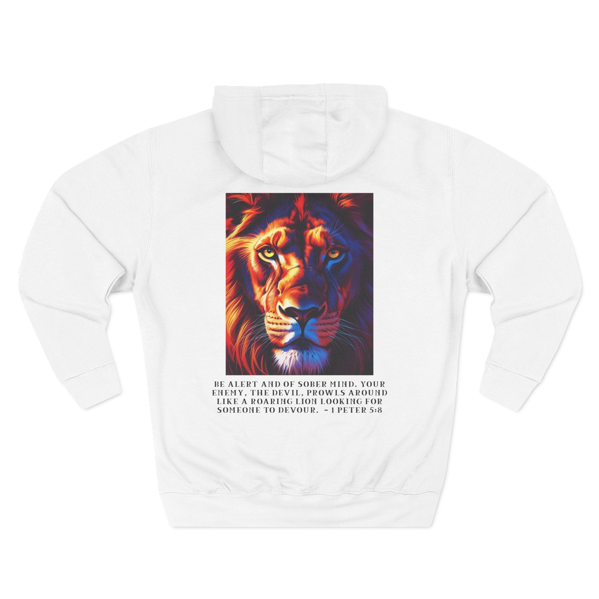 Cozy Flannel Hoodie – Lion Edition