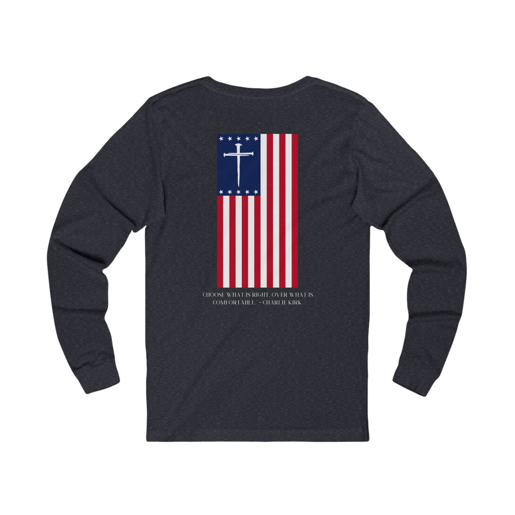 Charlie Kirk Remembrance Long Sleeve Tee (9 colors available)