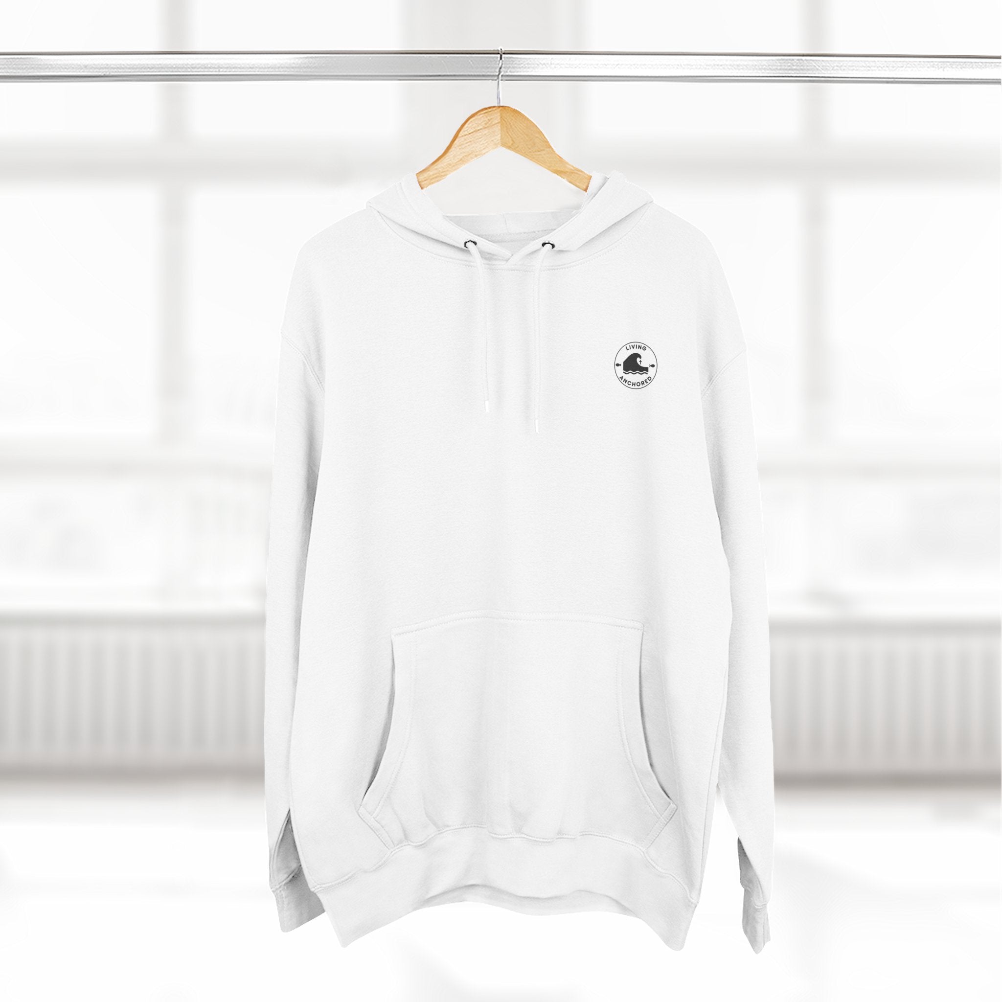 Living Anchored Bird & Wave Hoodie – Mark 11:22-24