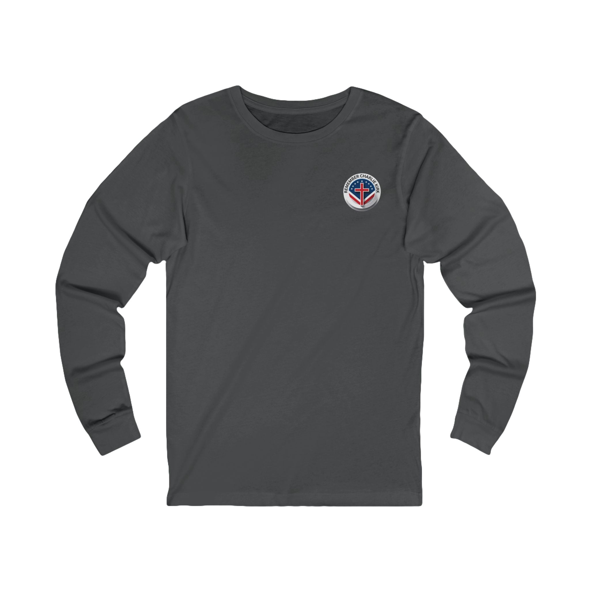 Charlie Kirk Remembrance Long Sleeve Tee (9 colors available)