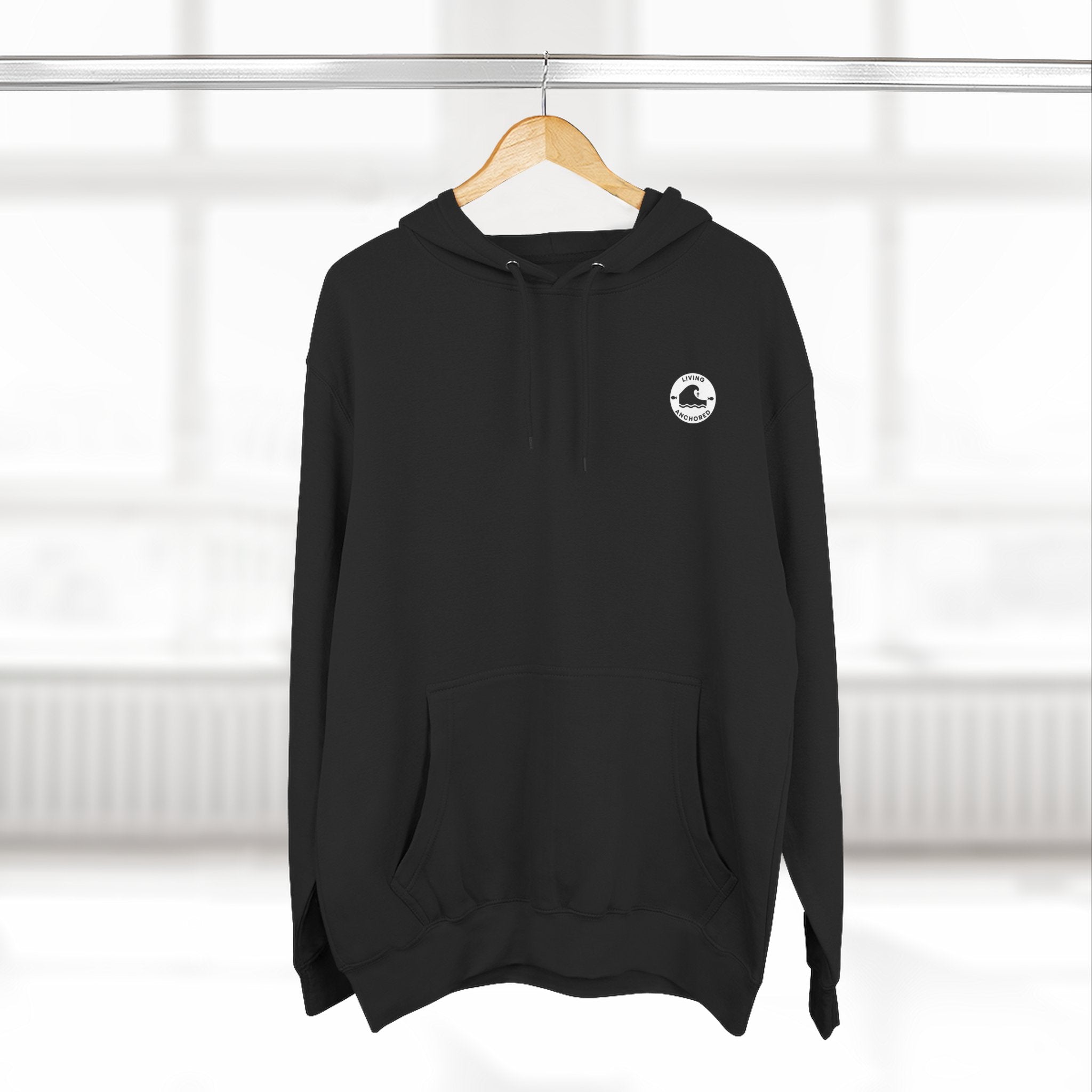 Living Anchored Bird & Wave Hoodie – Mark 11:22-24