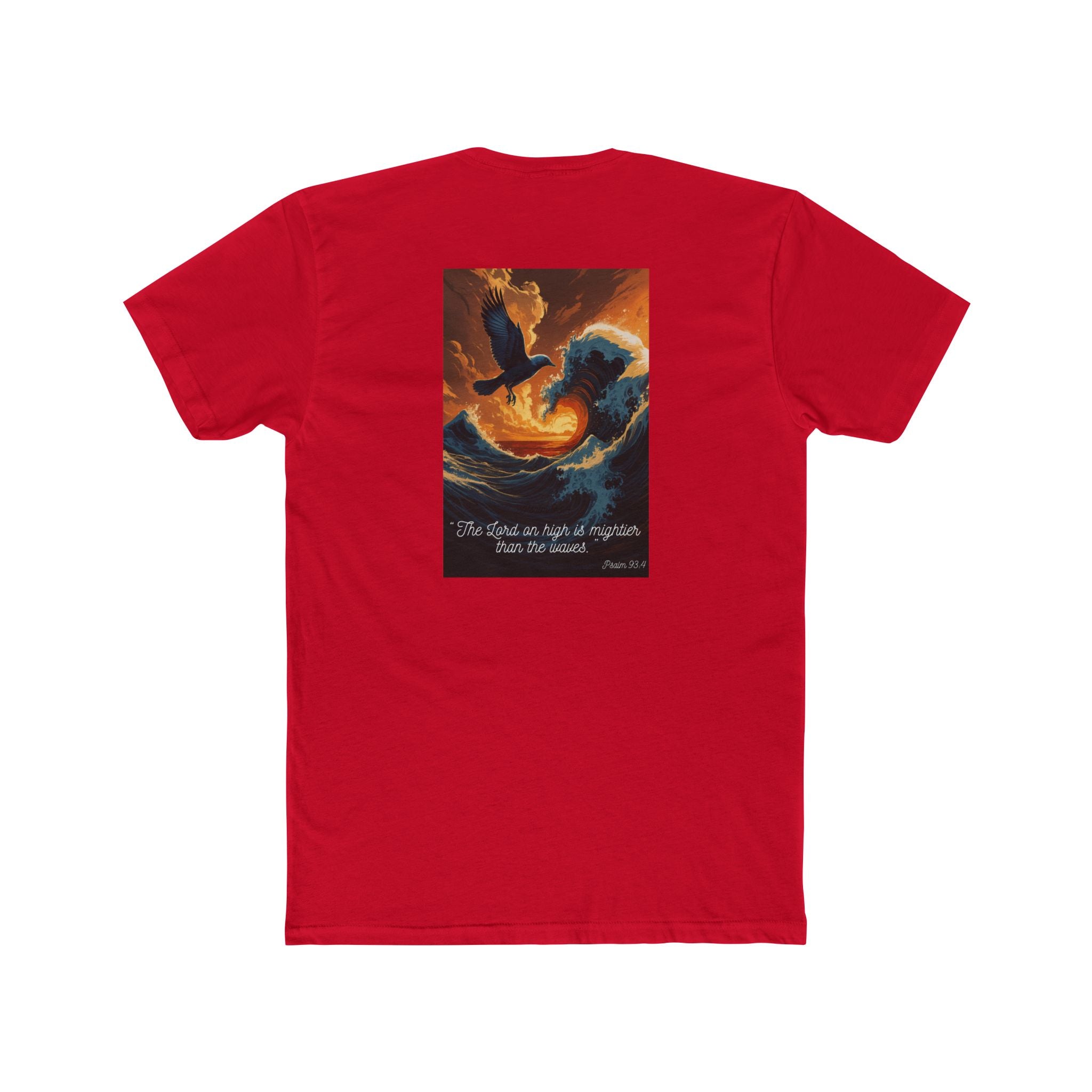Living Anchored Wave & Bird Faith Tee – Psalm 93:4