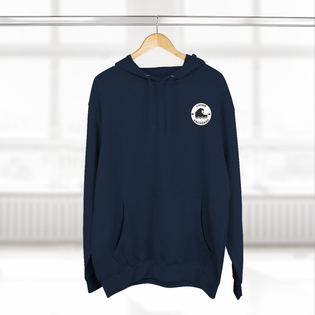 Living Anchored – Well & Living Water Scripture Fleece Hoodie