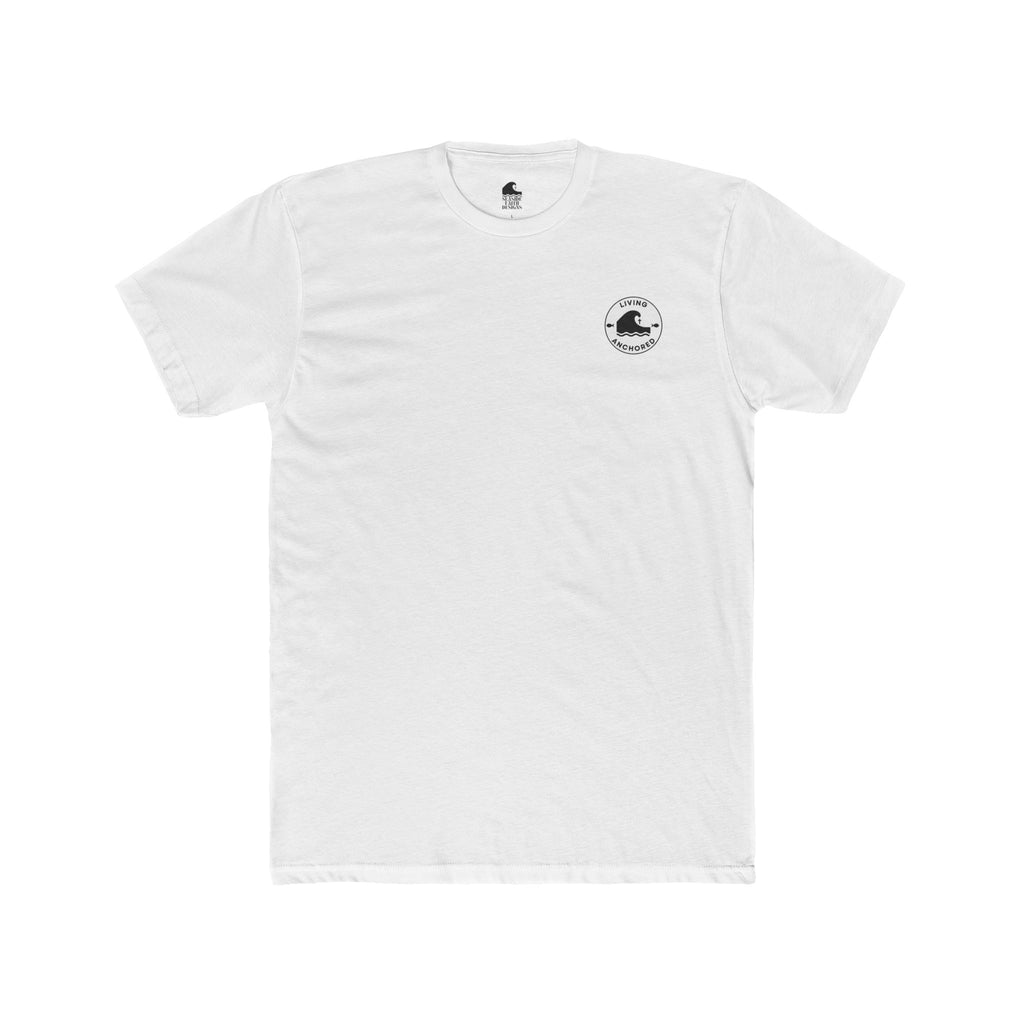 Living Anchored – Eagle & Psalm 36:7 Cotton Crew Tee