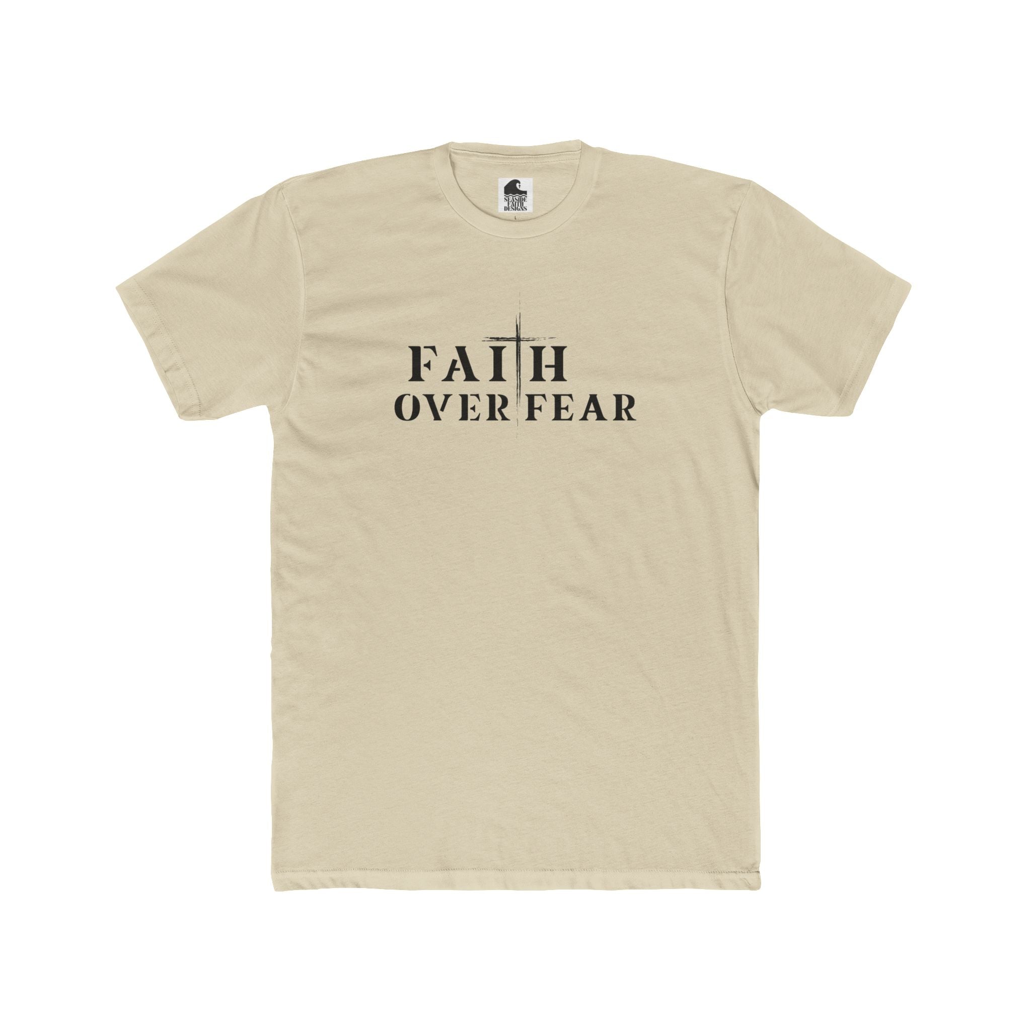 Faith Over Fear – Cotton Crew Tee (9 Colors)