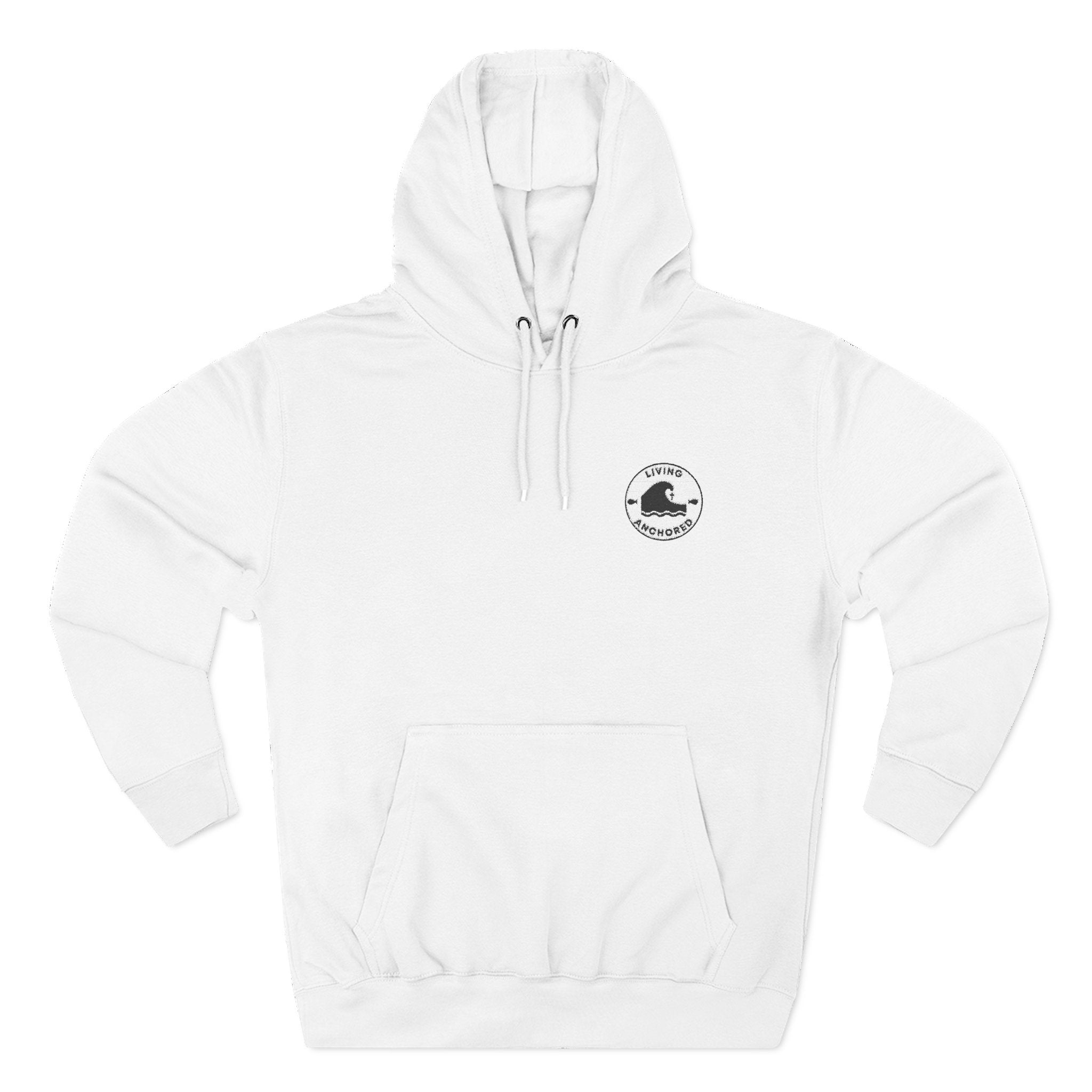Cozy Flannel Hoodie – Living Anchored Patch