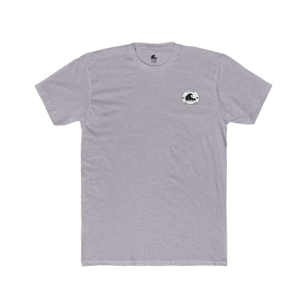 Living Anchored – Eagle & Psalm 36:7 Cotton Crew Tee