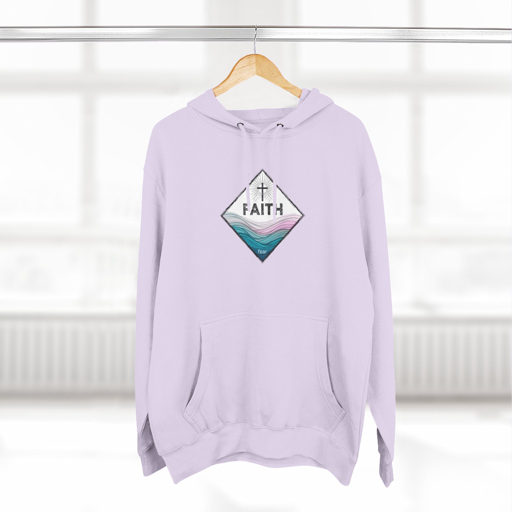 Womens Faith Over Fear Hoodie