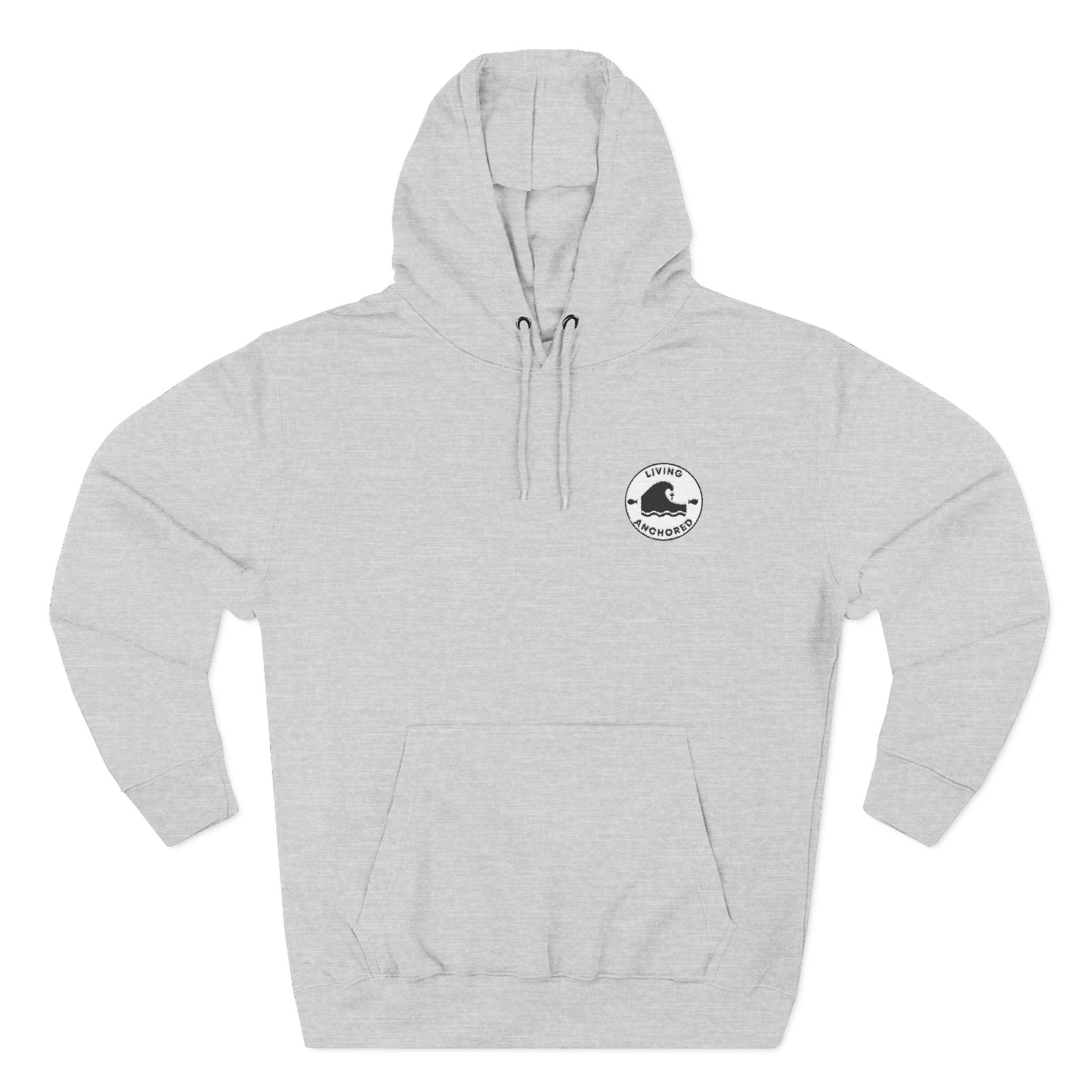 Cozy Flannel Hoodie – Living Anchored Patch