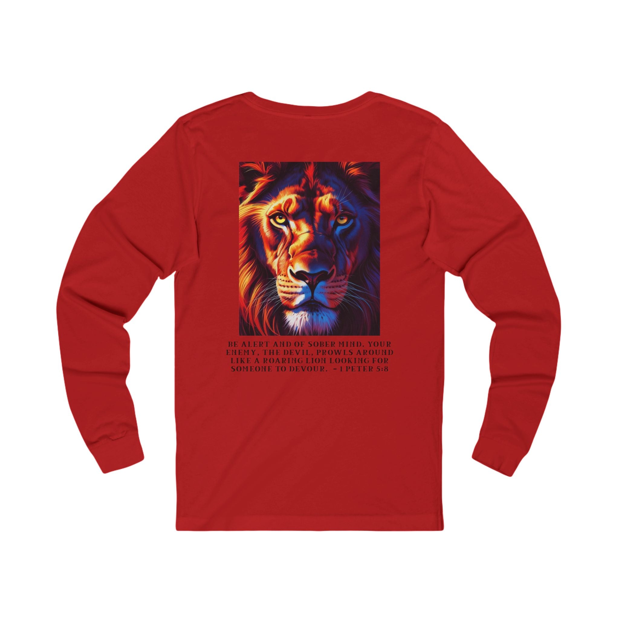 Jersey Long Sleeve Tee – Lion & Scripture Design