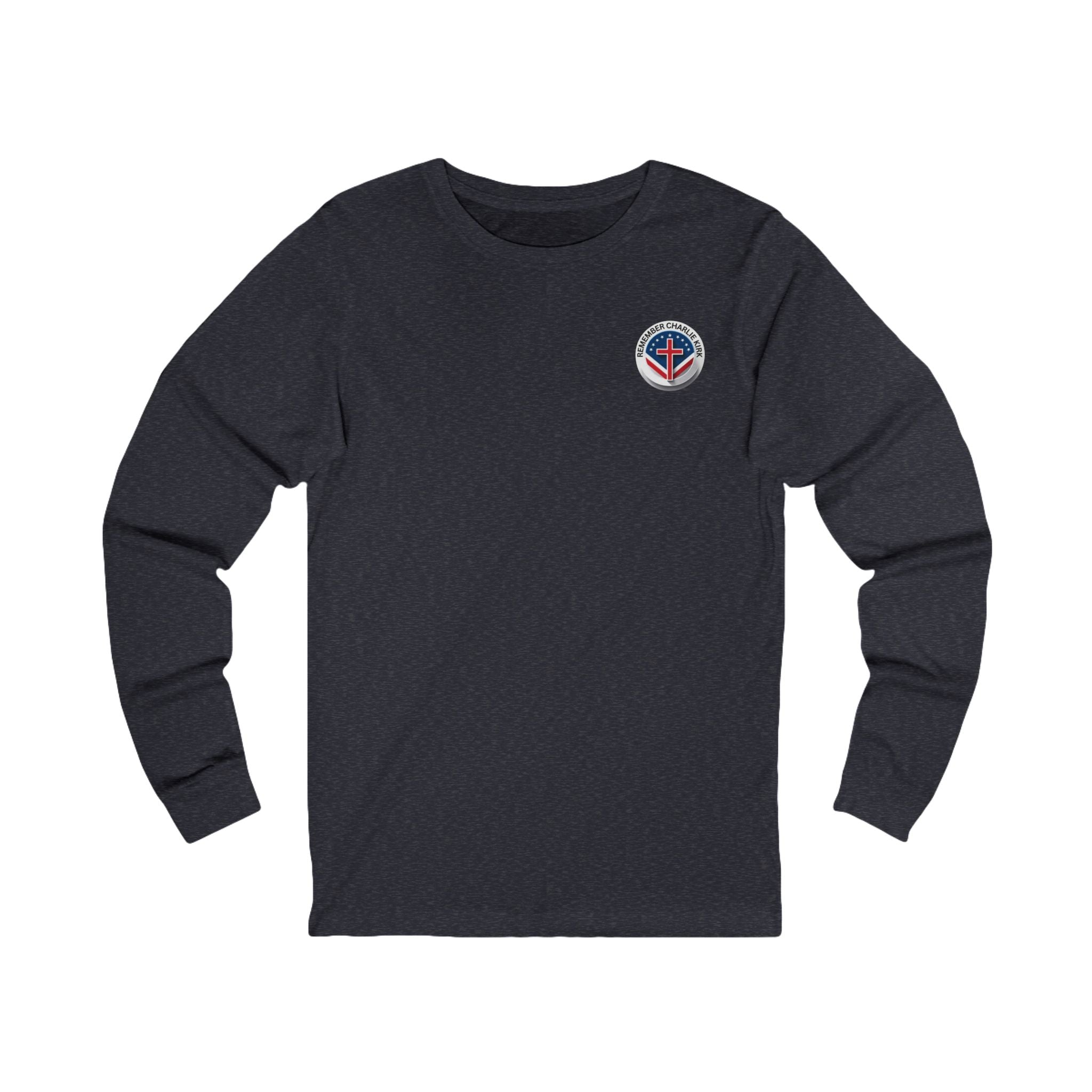 Charlie Kirk Remembrance Long Sleeve Tee (9 colors available)