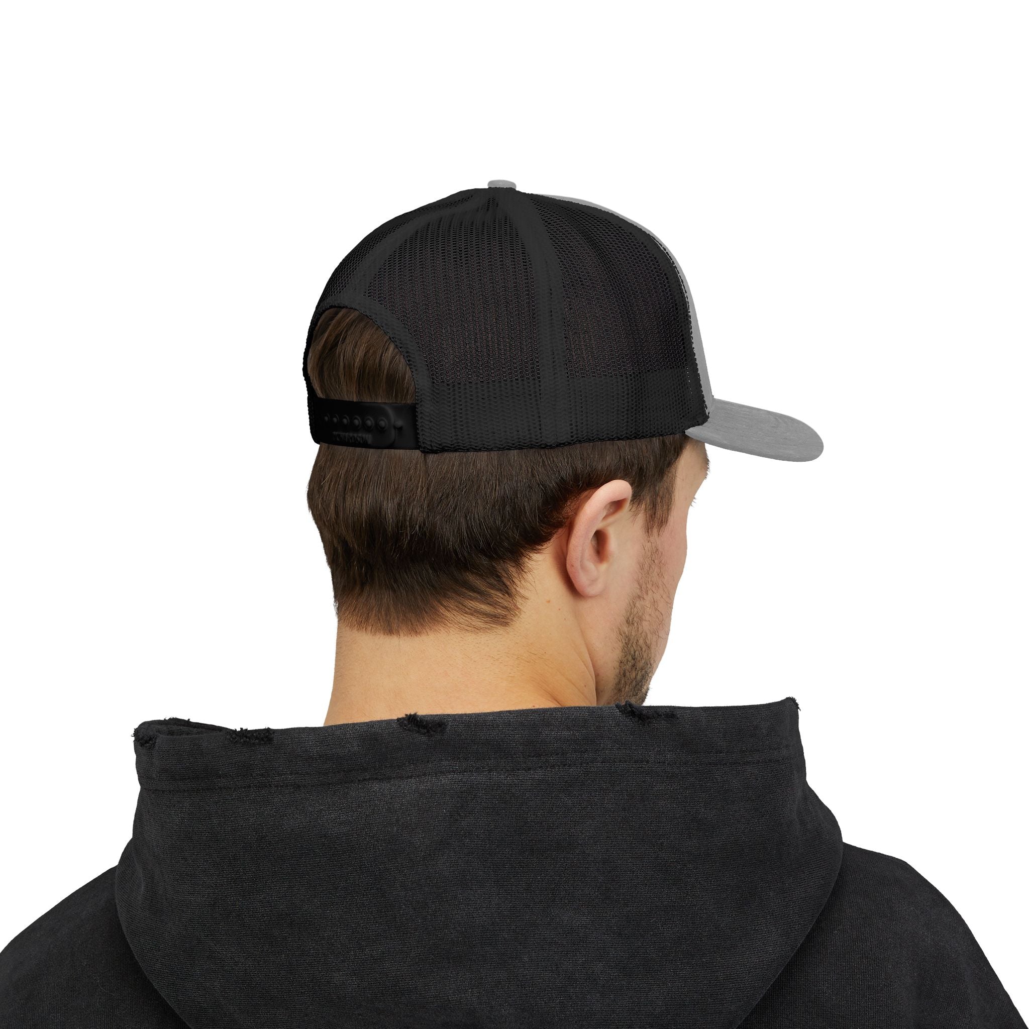 American Flag Cross – Snapback Trucker Cap (16 Colors)