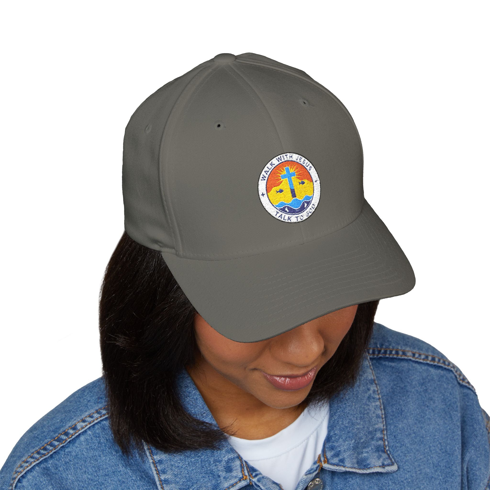 Walk with Jesus Closed-Back Cap 