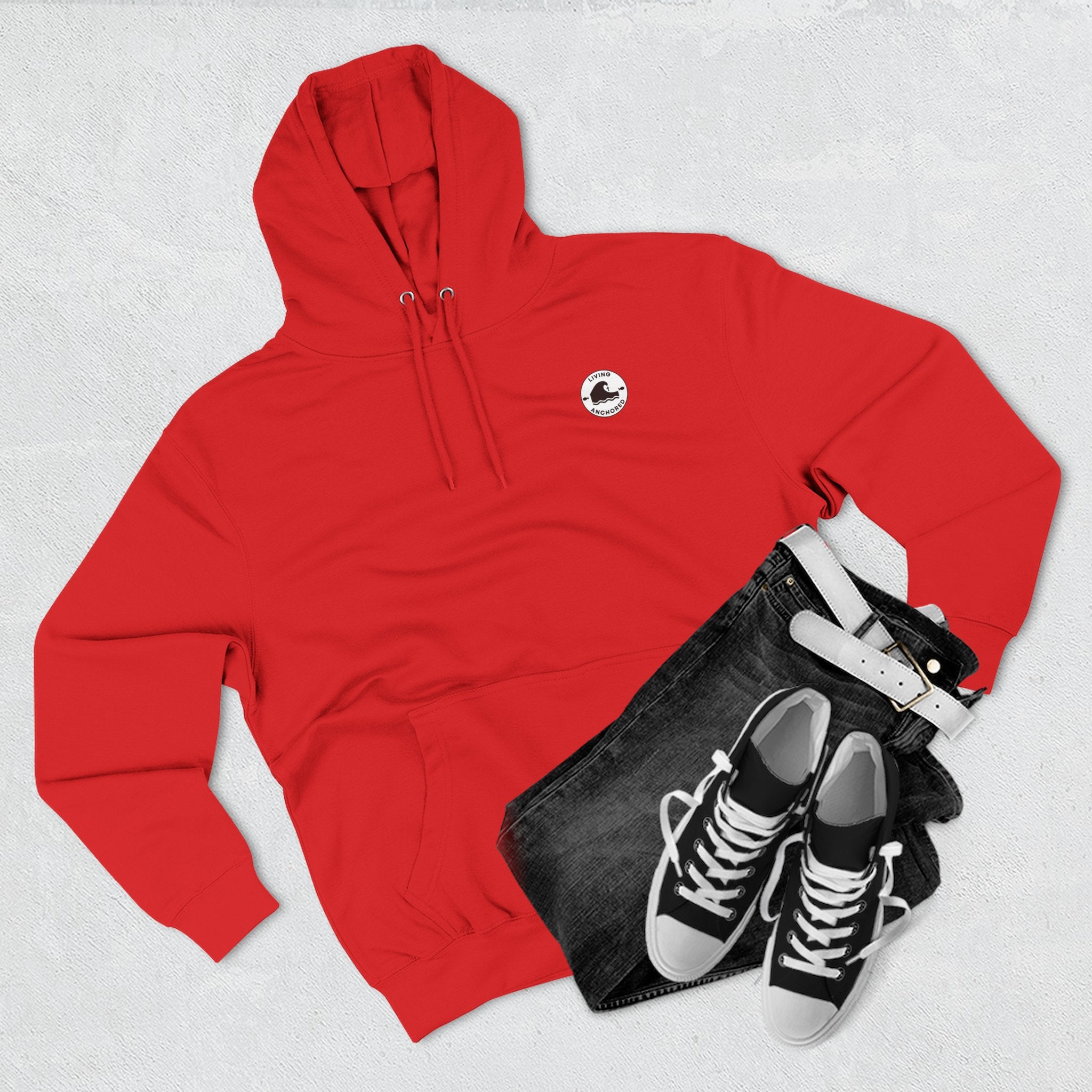 Living Anchored Bird & Wave Hoodie – Mark 11:22-24