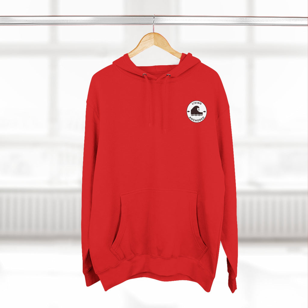 Living Anchored – Well & Living Water Scripture Fleece Hoodie