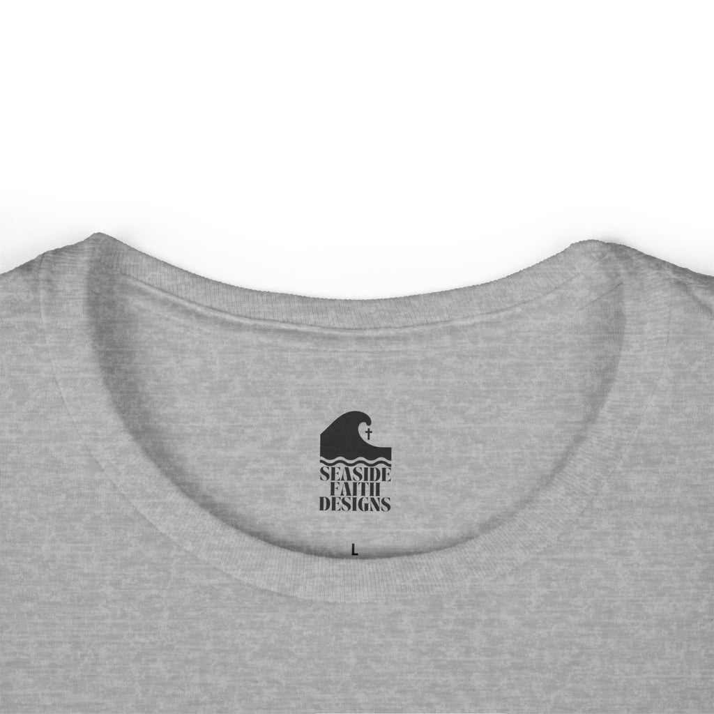 Women’s Softstyle Tee – ABIDE- Charlie Kirk Tribute Shirt (4 colors available)