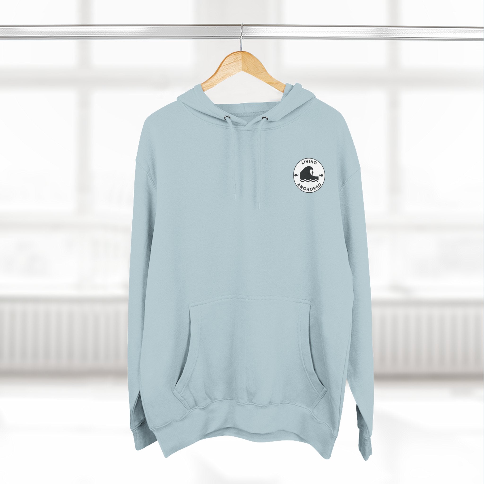 Living Anchored – Well & Living Water Scripture Fleece Hoodie