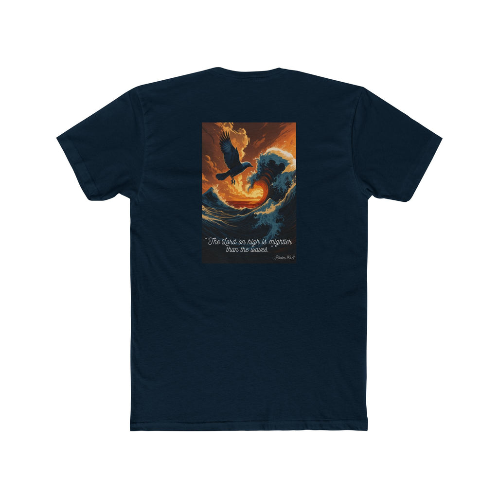 Living Anchored Wave & Bird Faith Tee – Psalm 93:4