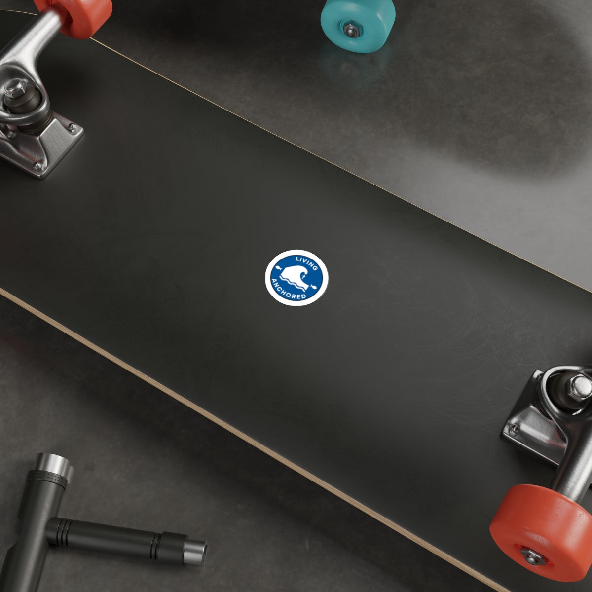 Living Anchored Die-Cut Sticker