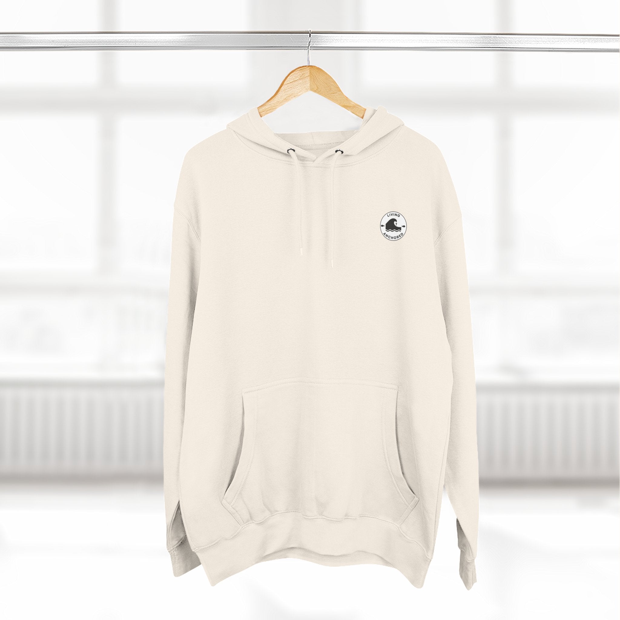 Living Anchored Bird & Wave Hoodie – Mark 11:22-24