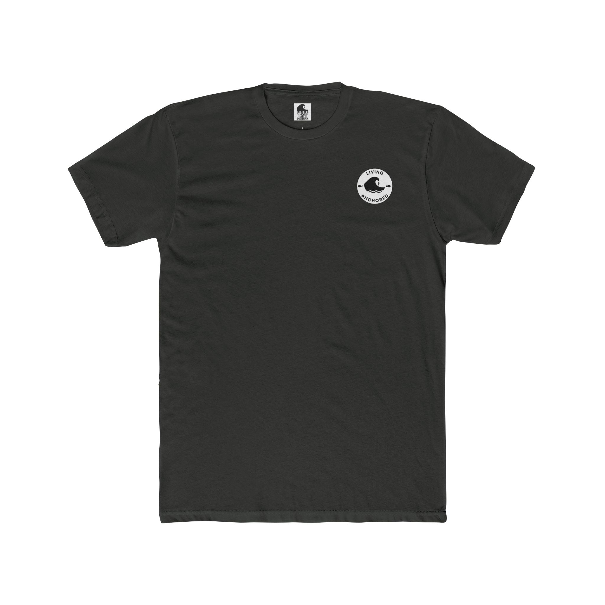Living Anchored Wave & Bird Faith Tee – Psalm 93:4