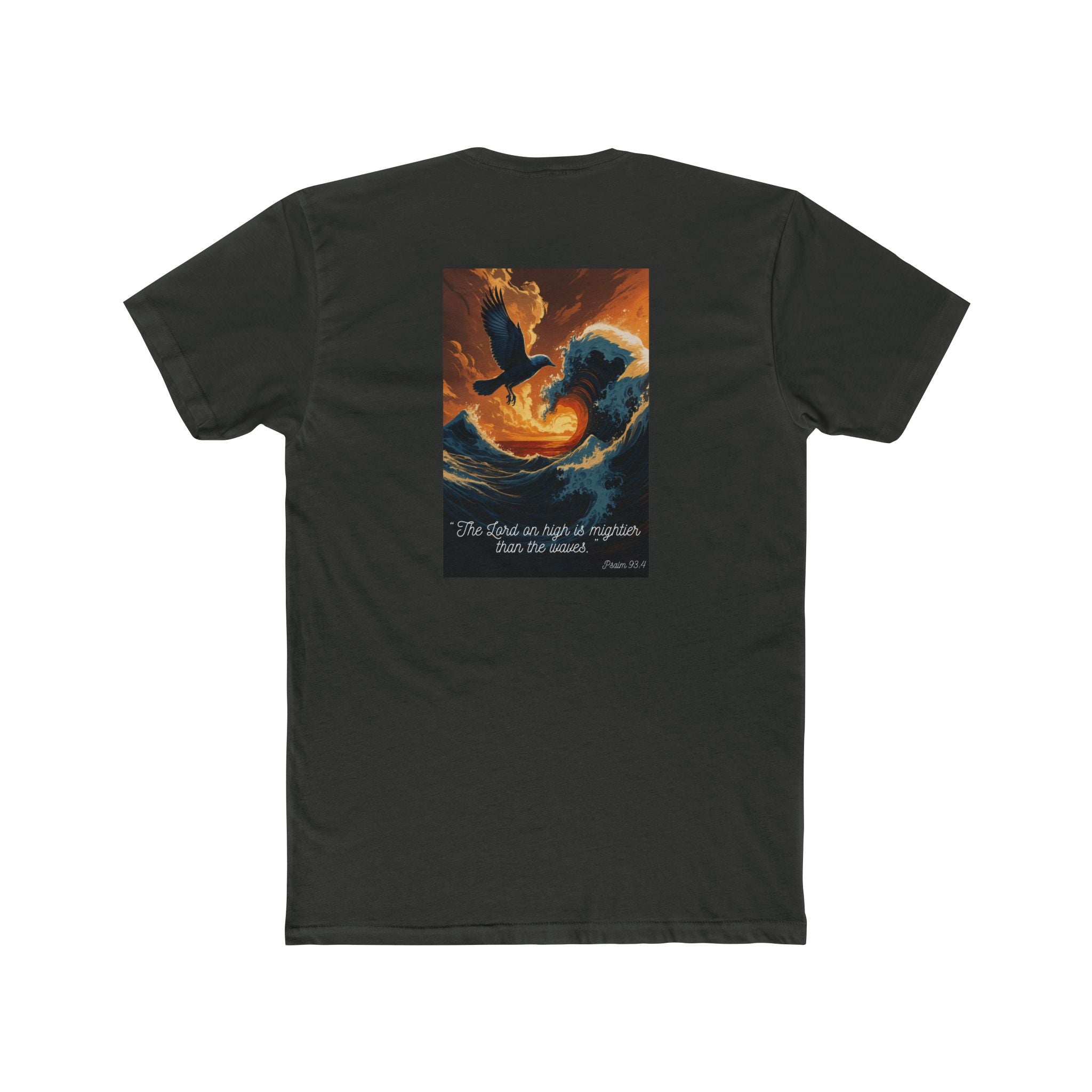 Living Anchored Wave & Bird Faith Tee – Psalm 93:4