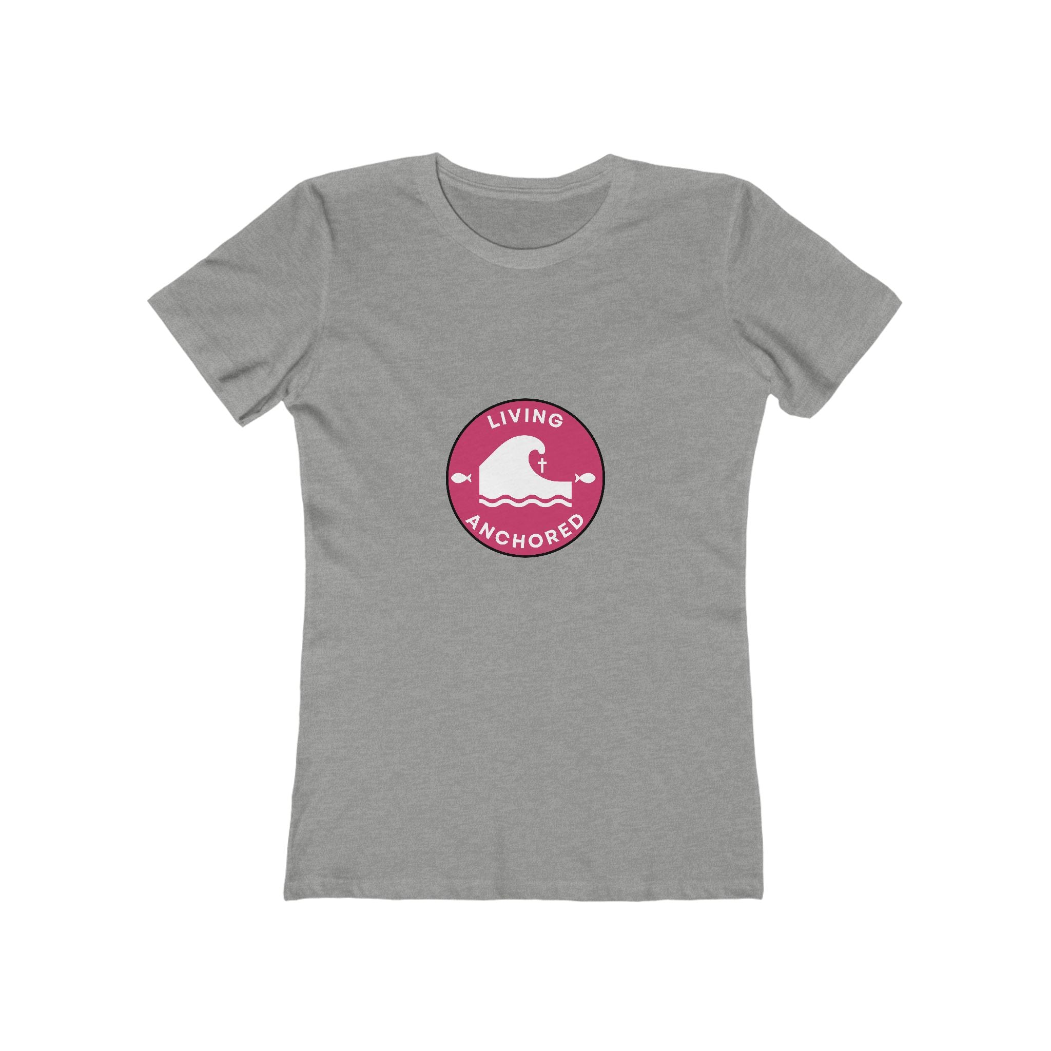 Living Anchored – Women’s Boyfriend Tee (7 Color Options)