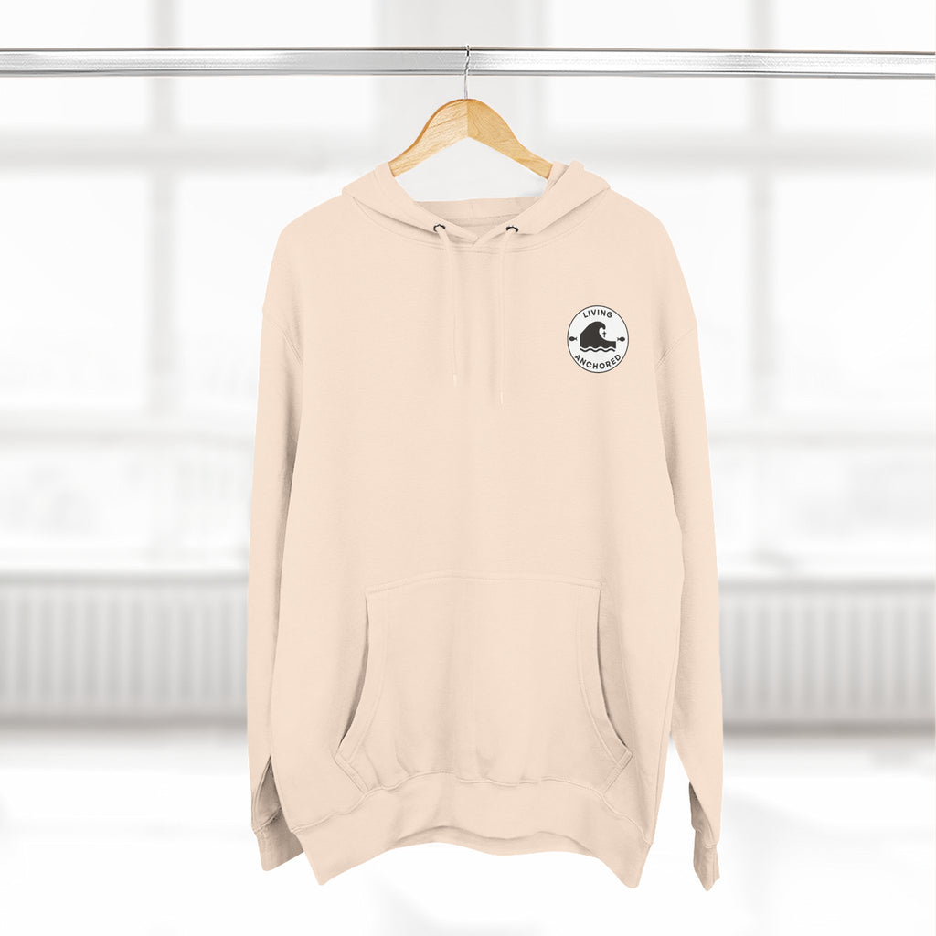 Living Anchored – Well & Living Water Scripture Fleece Hoodie