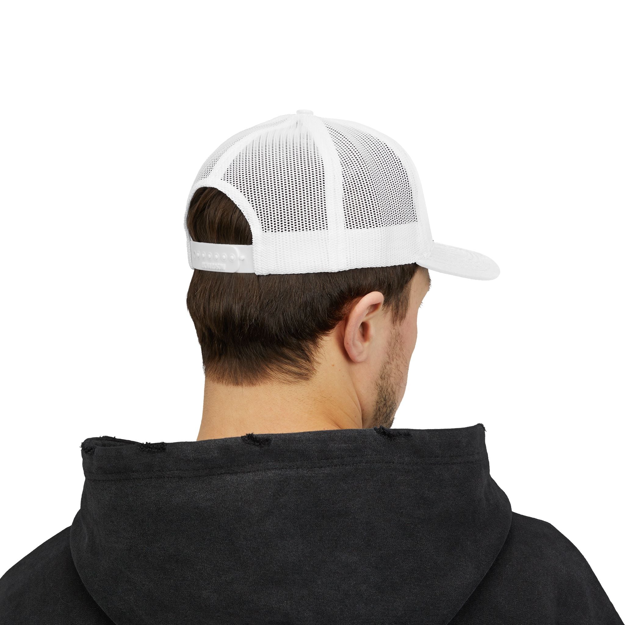 American Flag Cross – Snapback Trucker Cap (16 Colors)