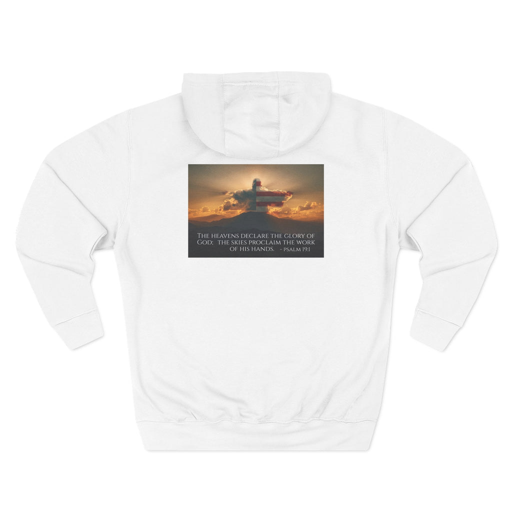 Inspirational Fleece Hoodie with Uplifting Quote