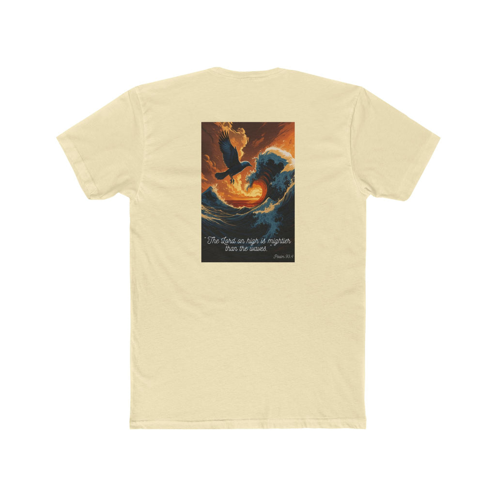 Living Anchored Wave & Bird Faith Tee – Psalm 93:4