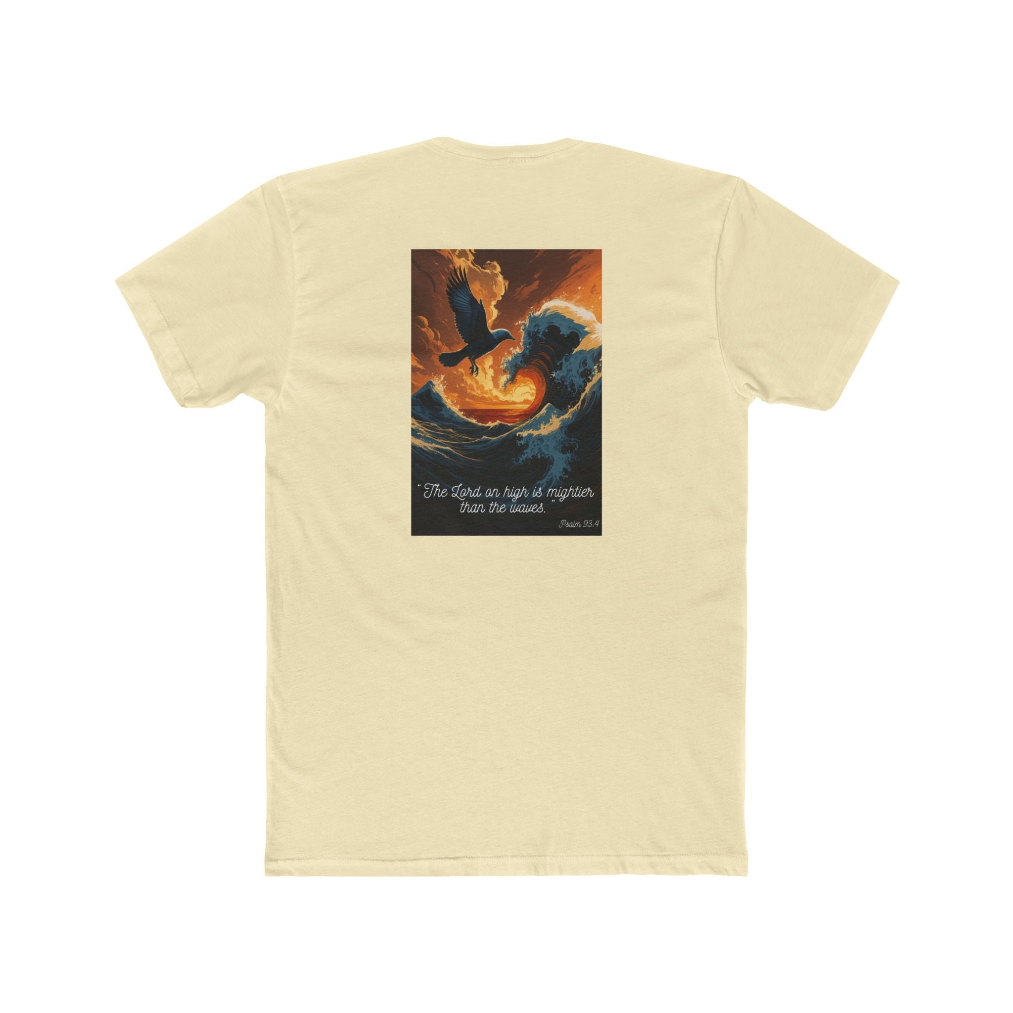 Living Anchored Wave & Bird Faith Tee – Psalm 93:4