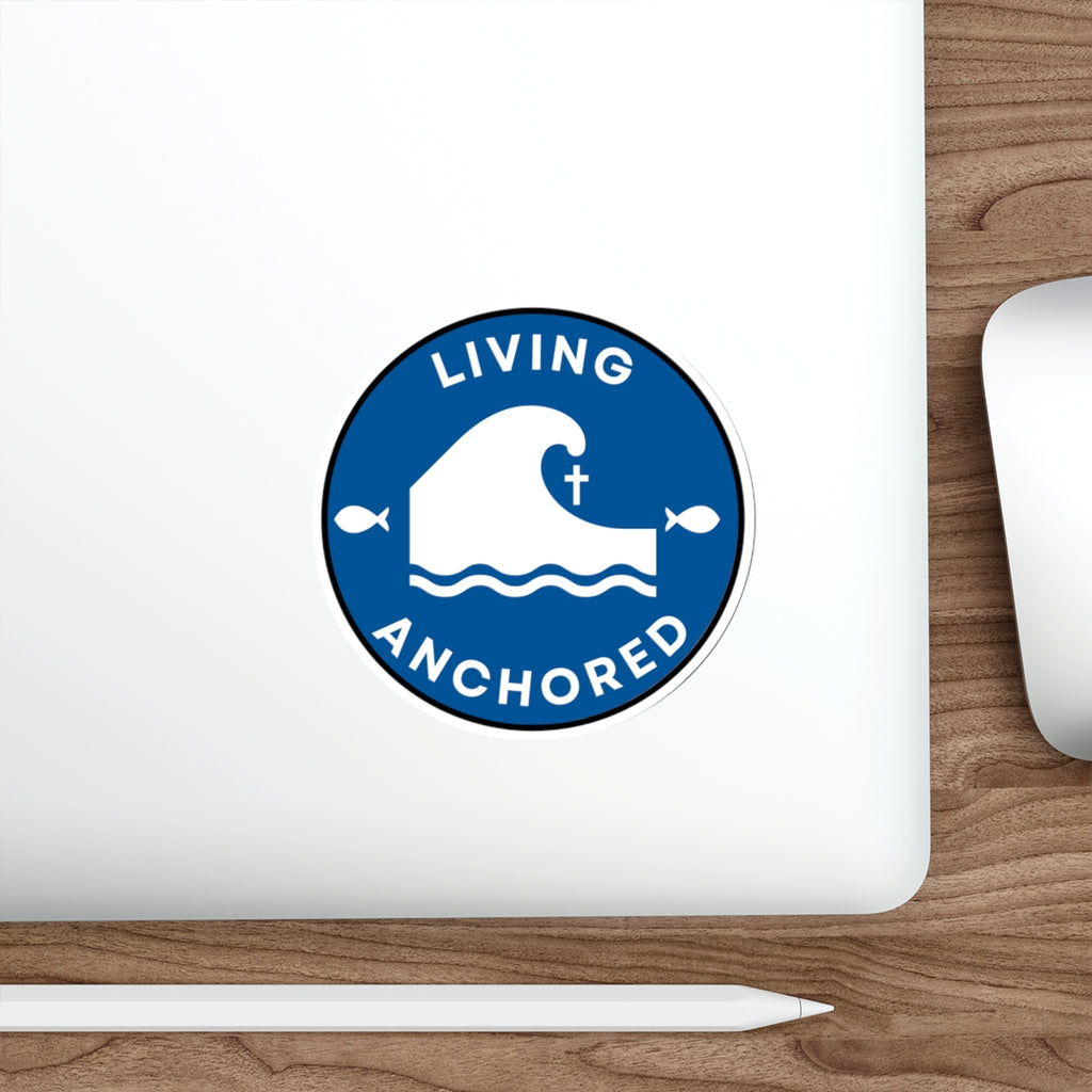 Living Anchored Die-Cut Sticker