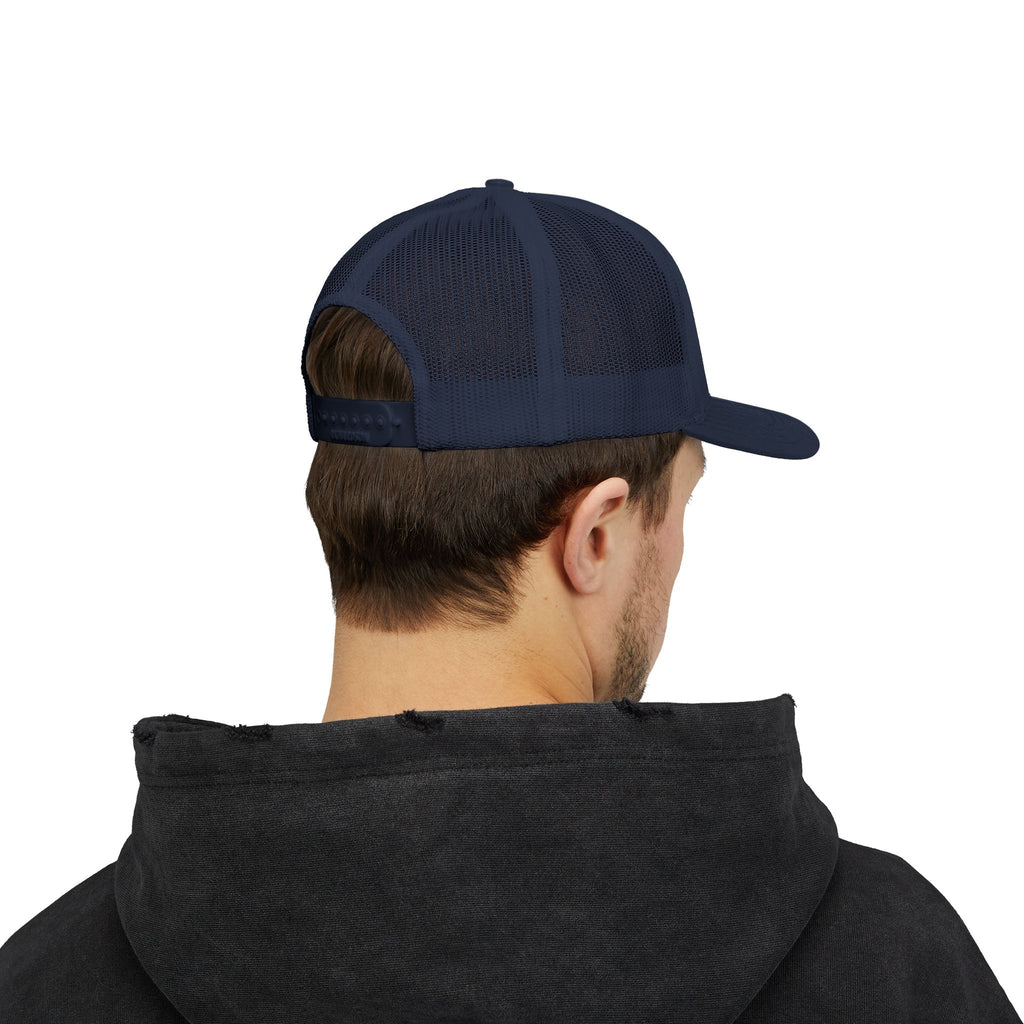 American Flag Cross – Snapback Trucker Cap (16 Colors)