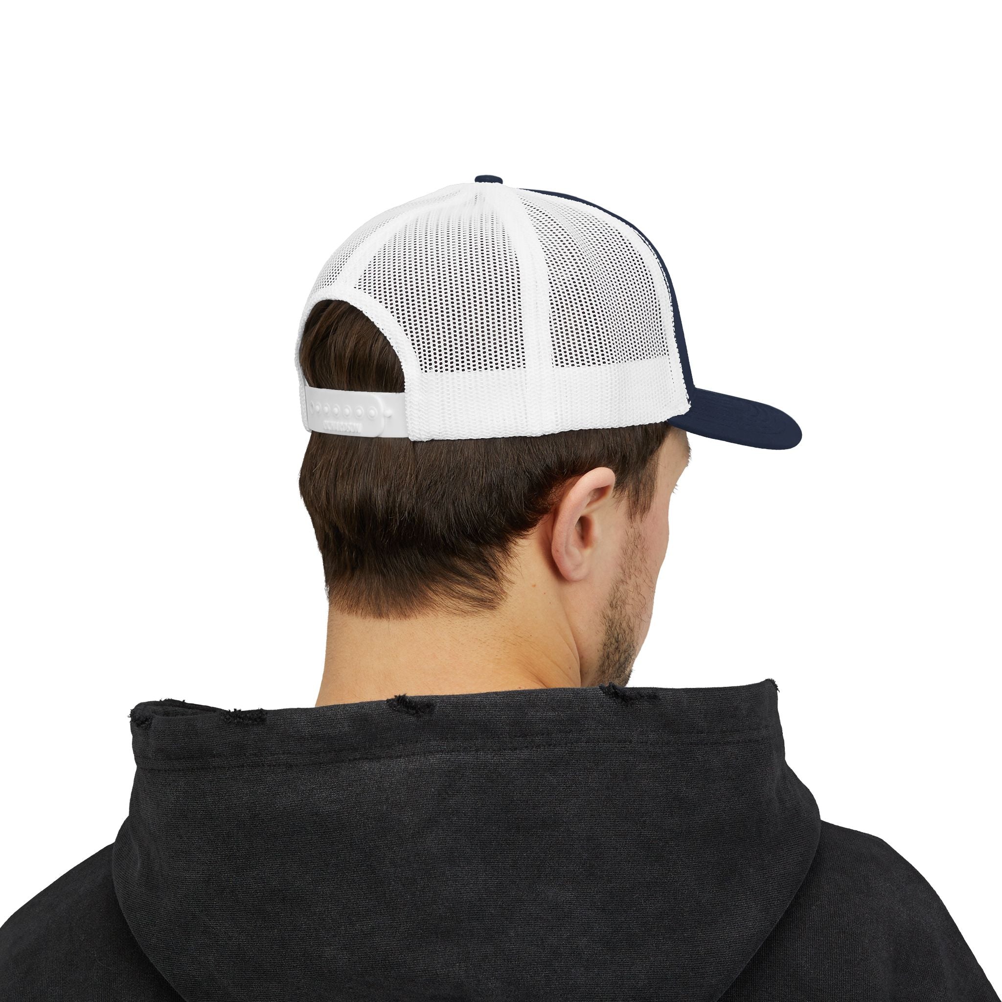 American Flag Cross – Snapback Trucker Cap (16 Colors)