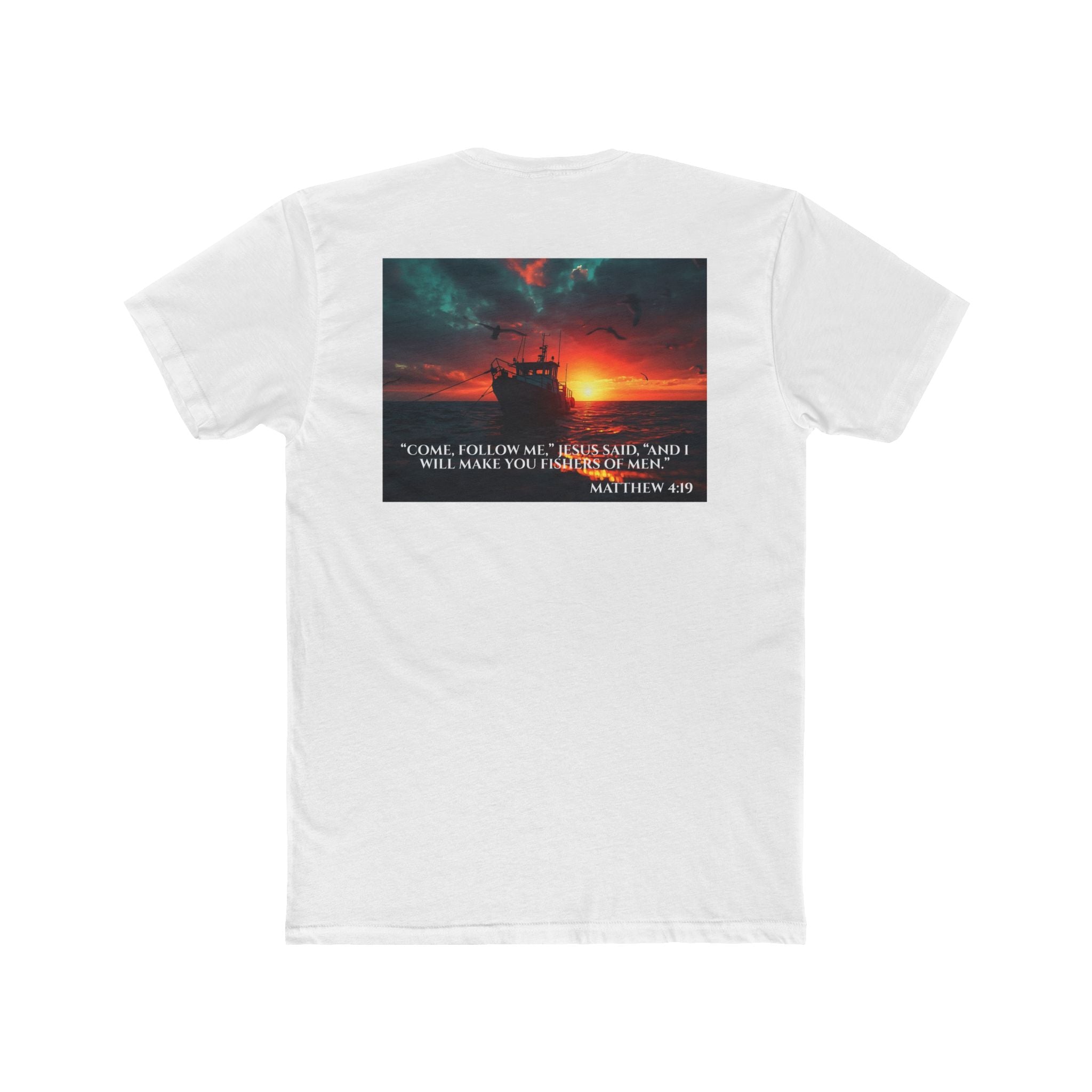 Cotton Crew Tee – Fishers of Men | Matthew 4:19
