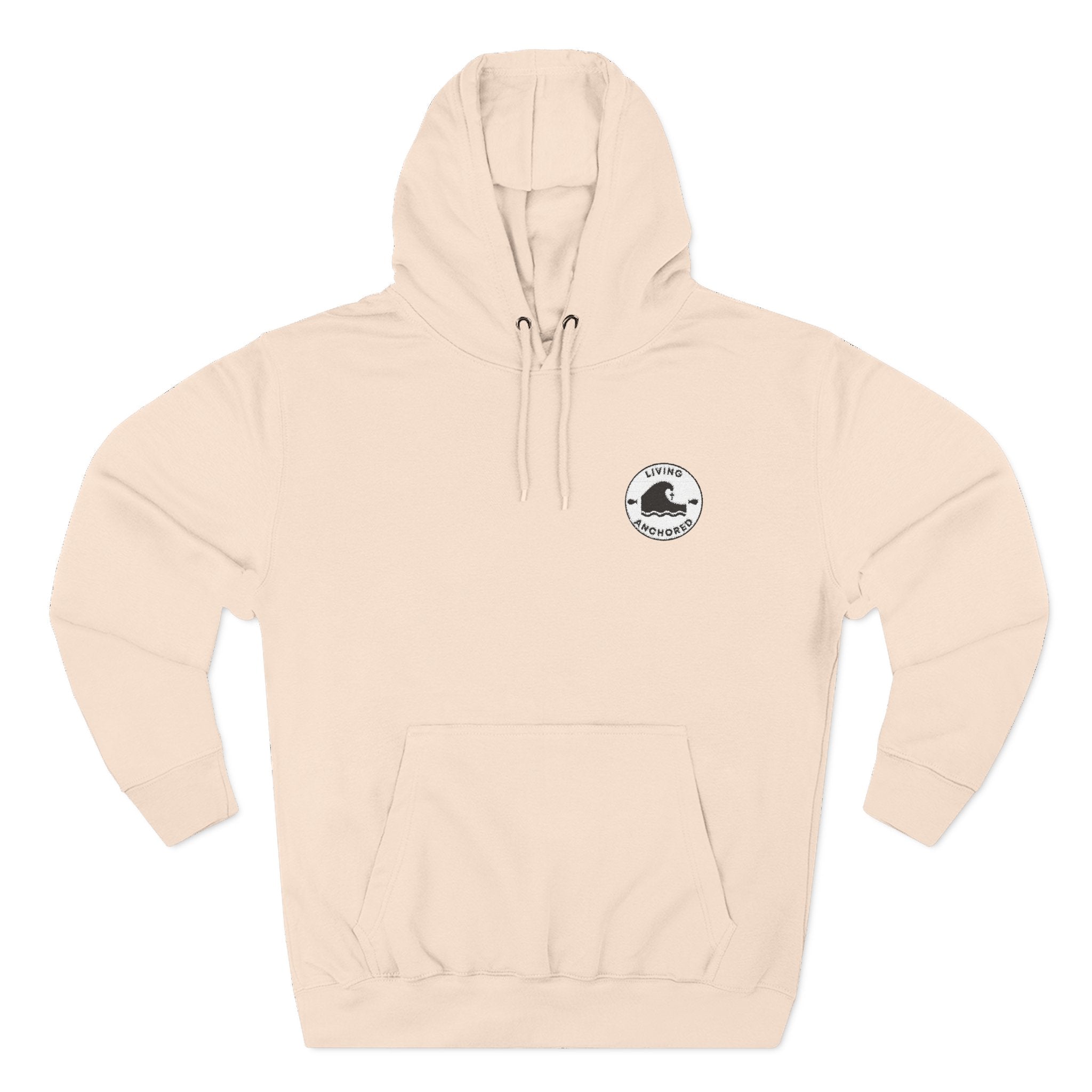 Cozy Flannel Hoodie – Living Anchored Patch