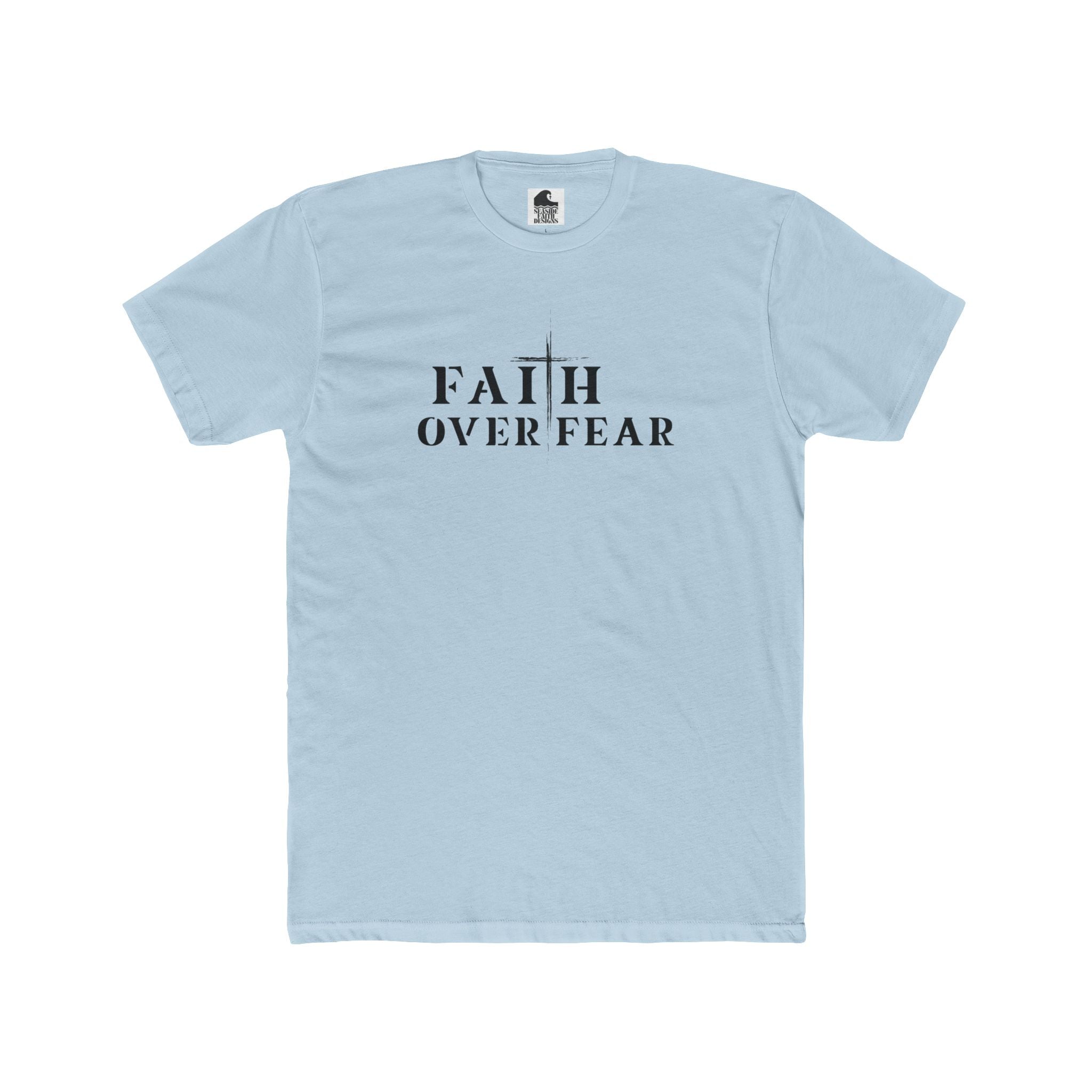 Faith Over Fear – Cotton Crew Tee (9 Colors)