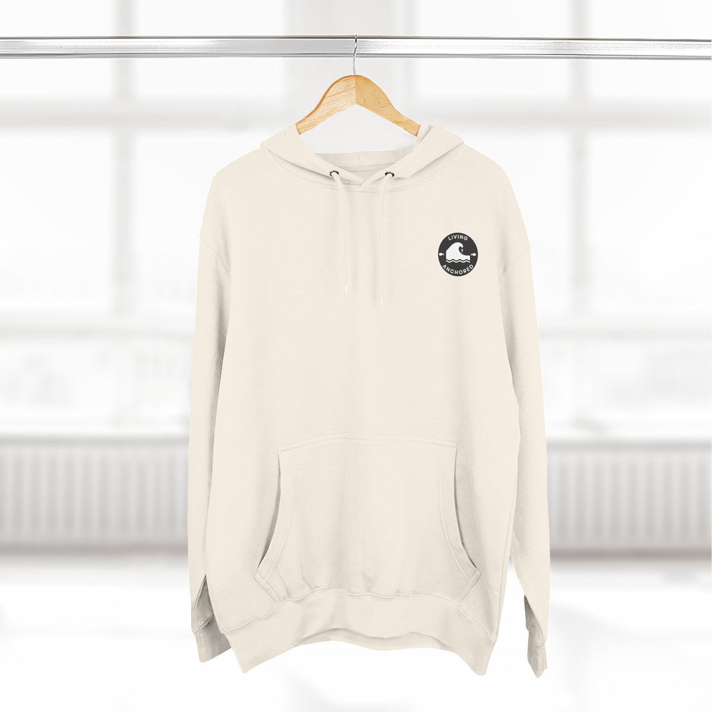 Inspirational Fleece Hoodie with Uplifting Quote