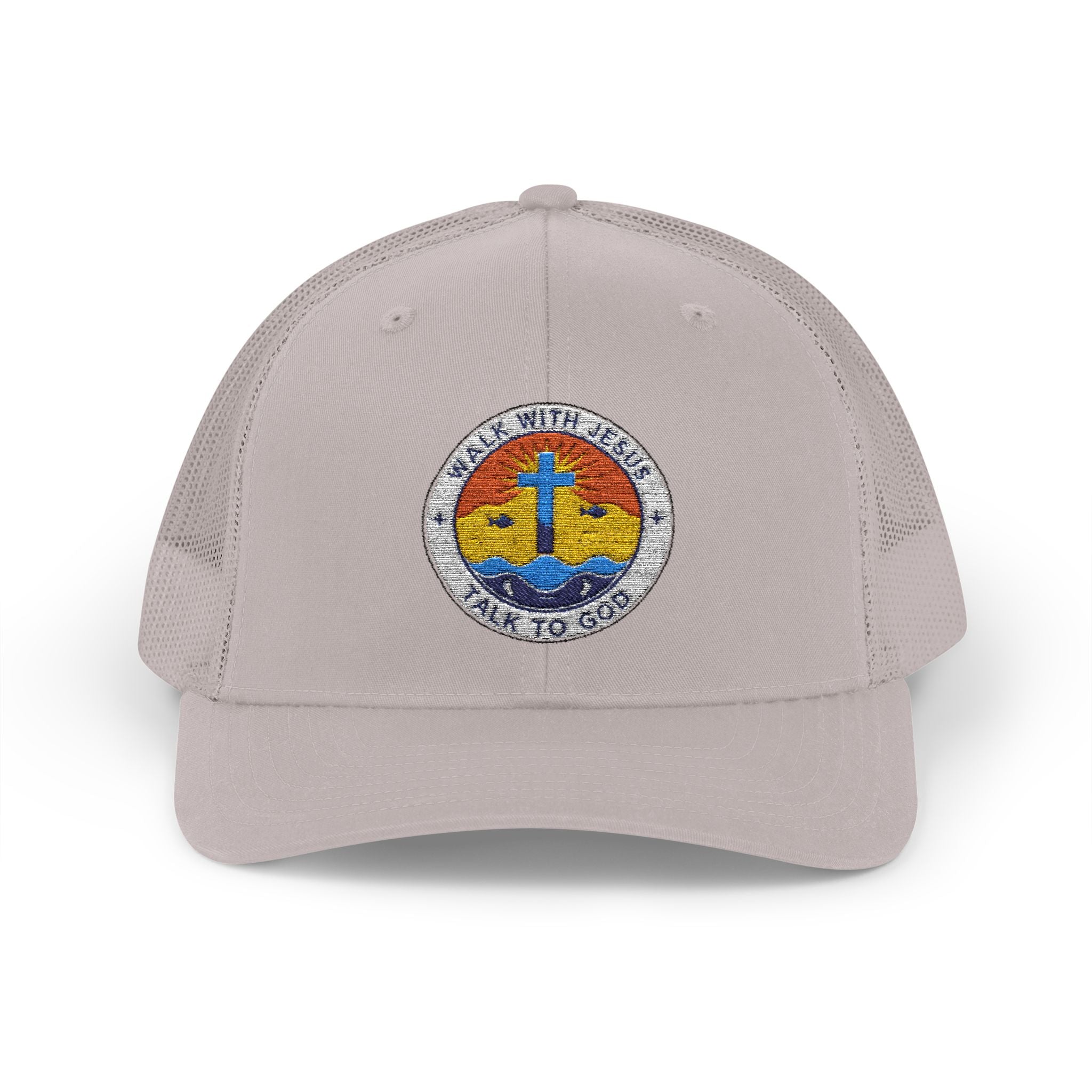 Walk With Jesus Sunrise Snapback Trucker Hat