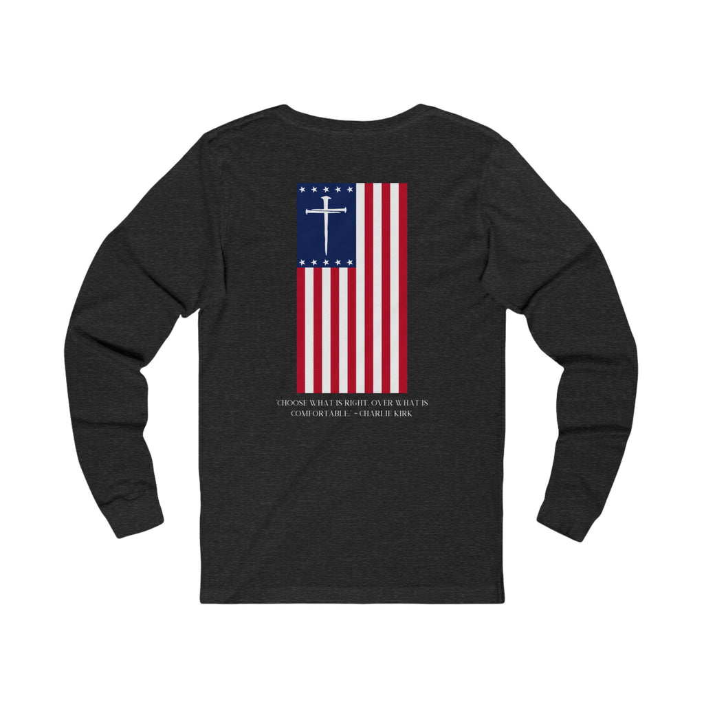 Charlie Kirk Remembrance Long Sleeve Tee (9 colors available)
