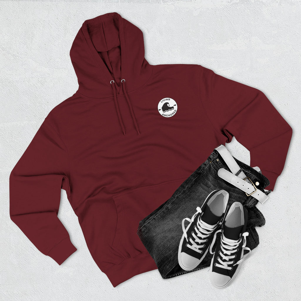 Living Anchored – Well & Living Water Scripture Fleece Hoodie