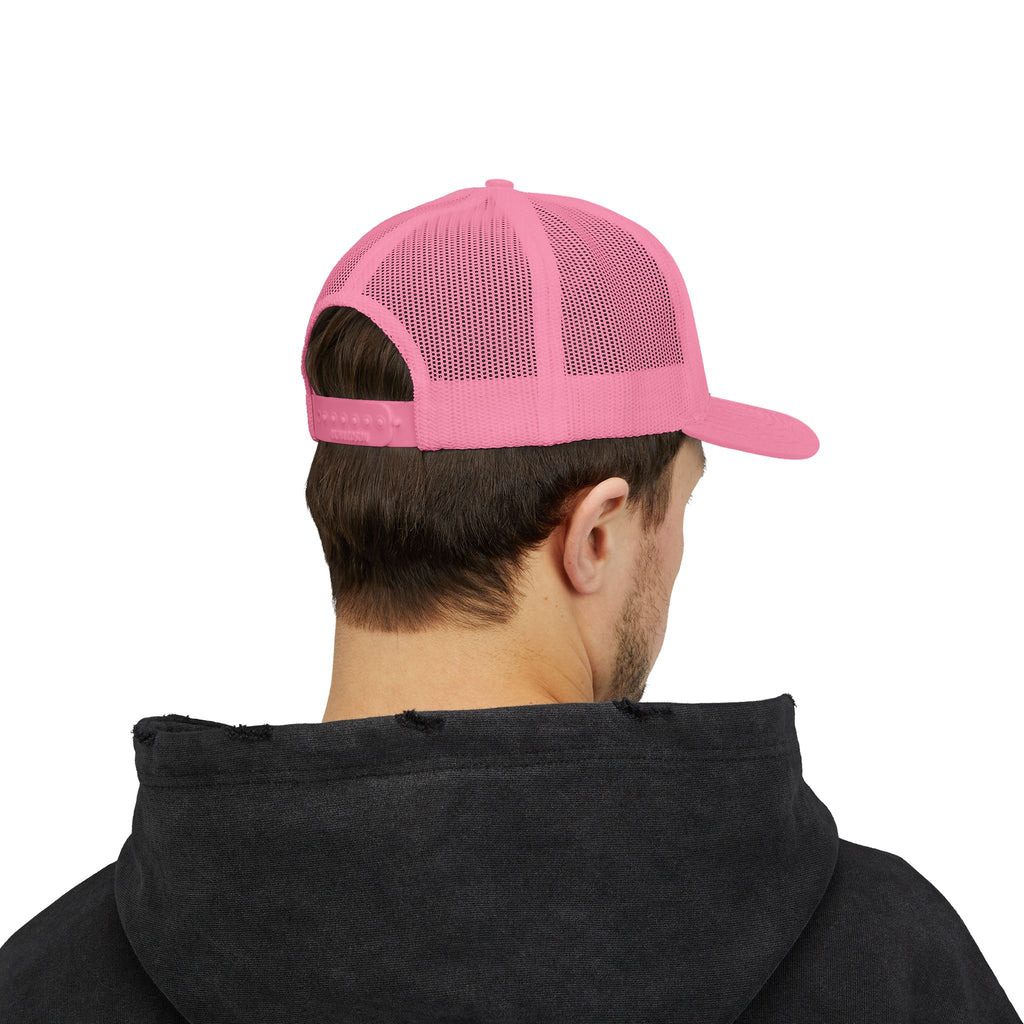 American Flag Cross – Snapback Trucker Cap (16 Colors)